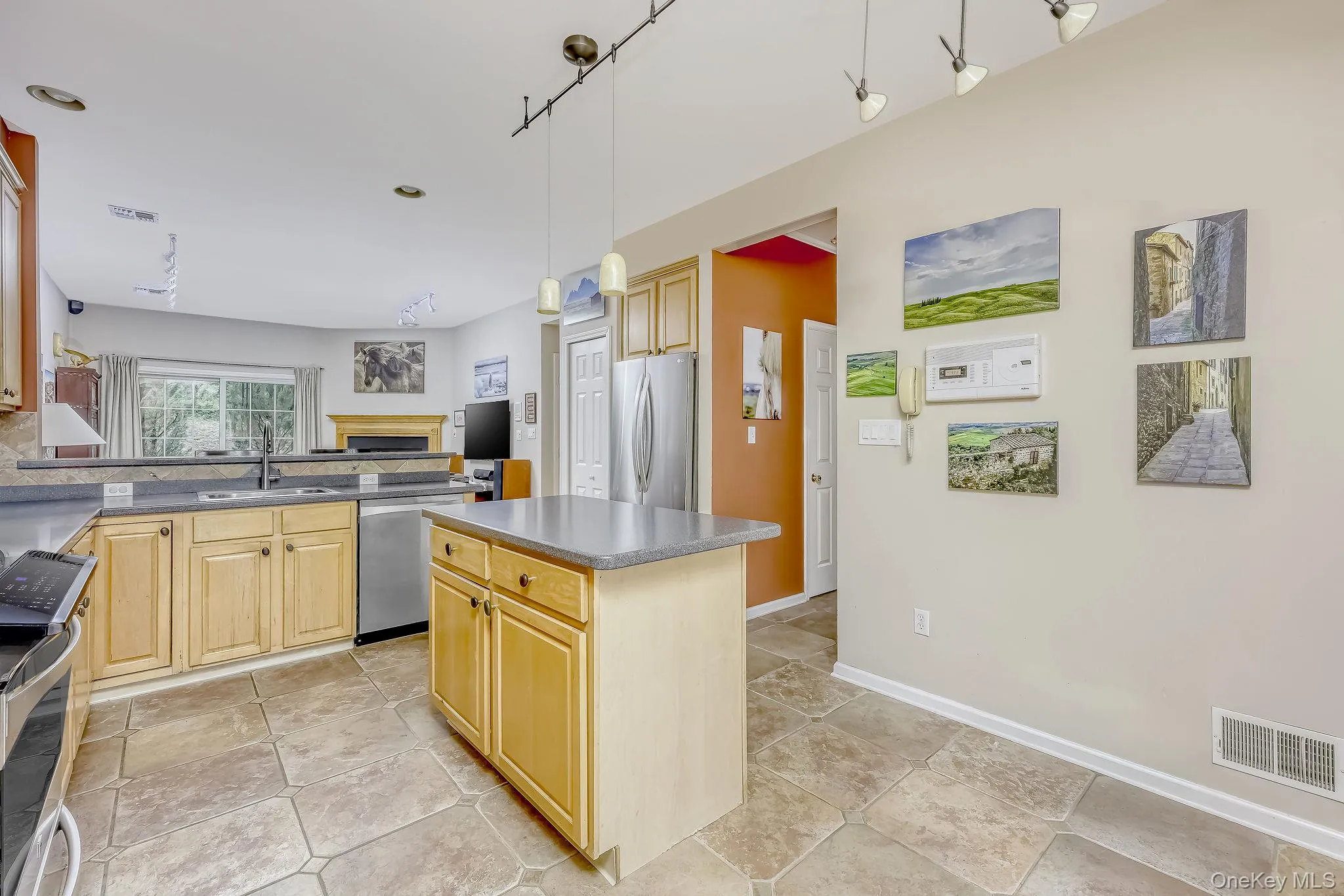 Kitchen with center island and pantry Kitchen with center island and pantry