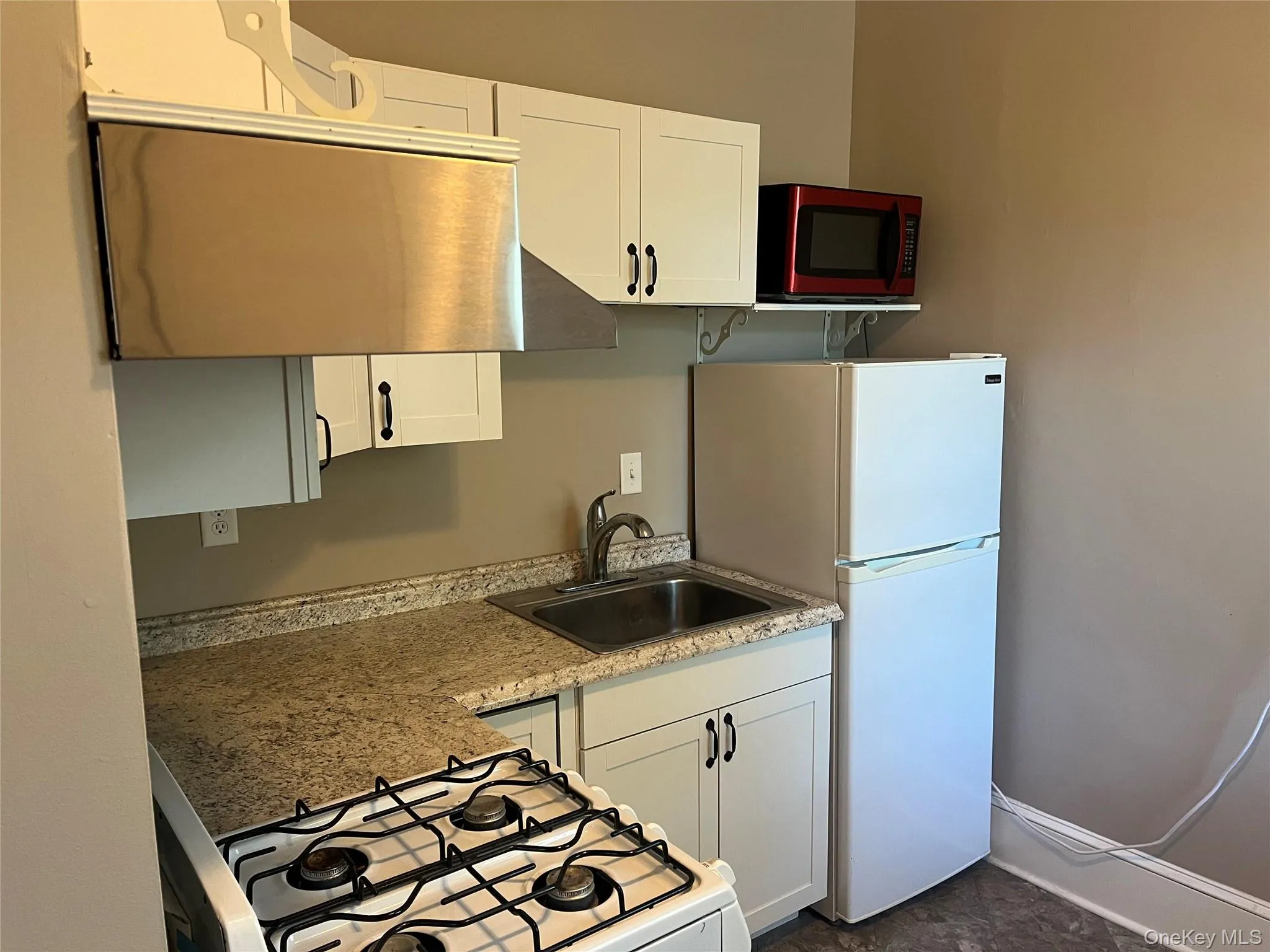 Nice size kitchen with room for a small table. Nice size kitchen with room for a small table.