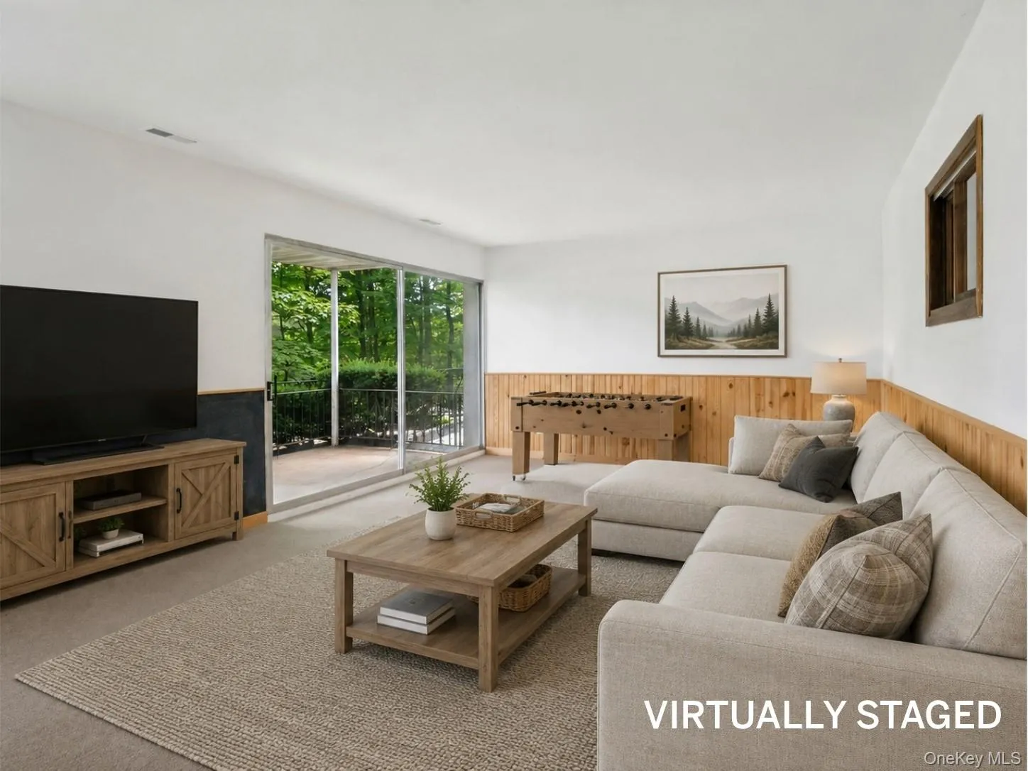Virtually Staged Rec Room Virtually Staged Rec Room