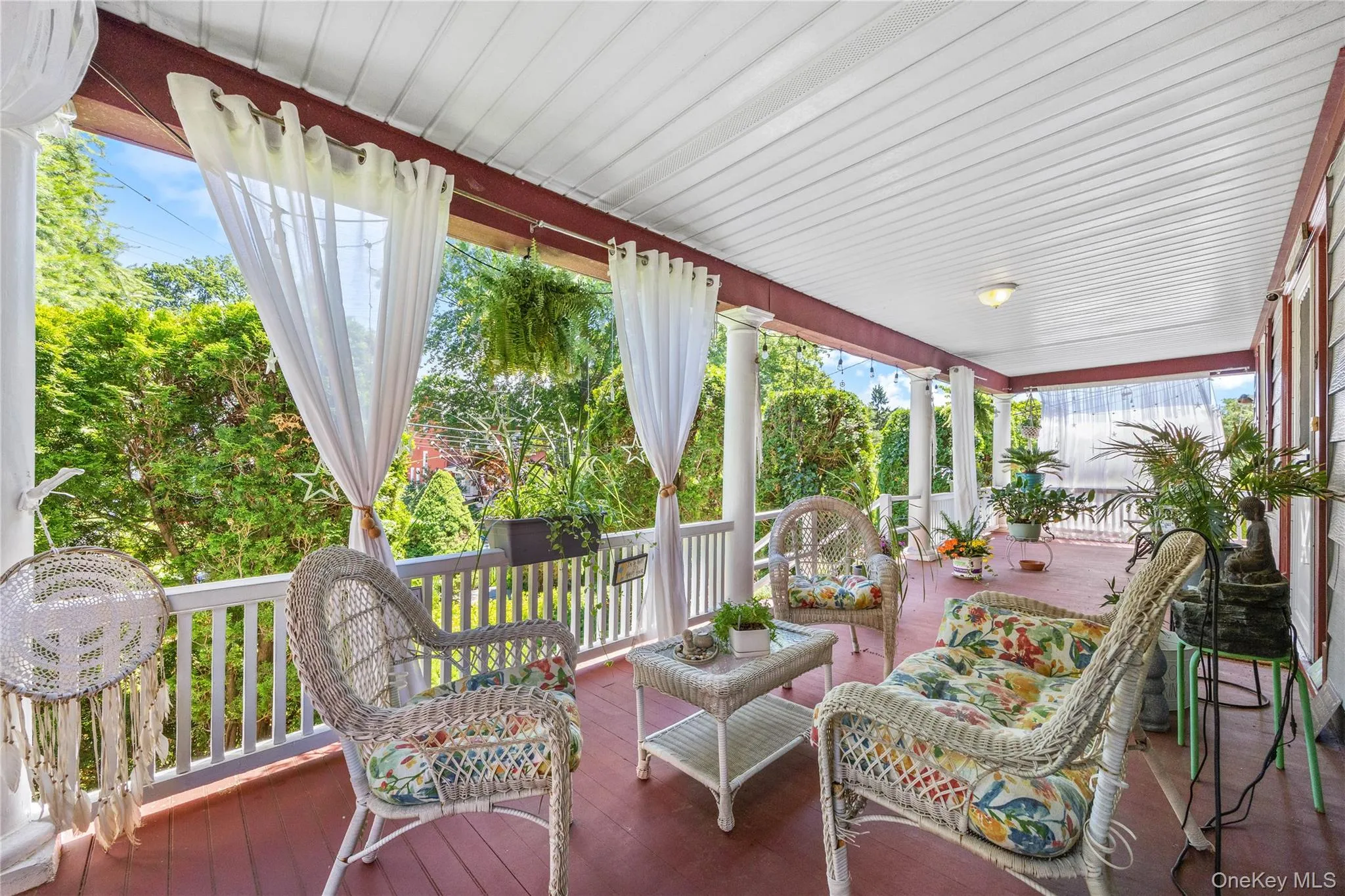 This porch welcoming you home everyday is like being on vacation. This porch welcoming you home everyday is like being on vacation.