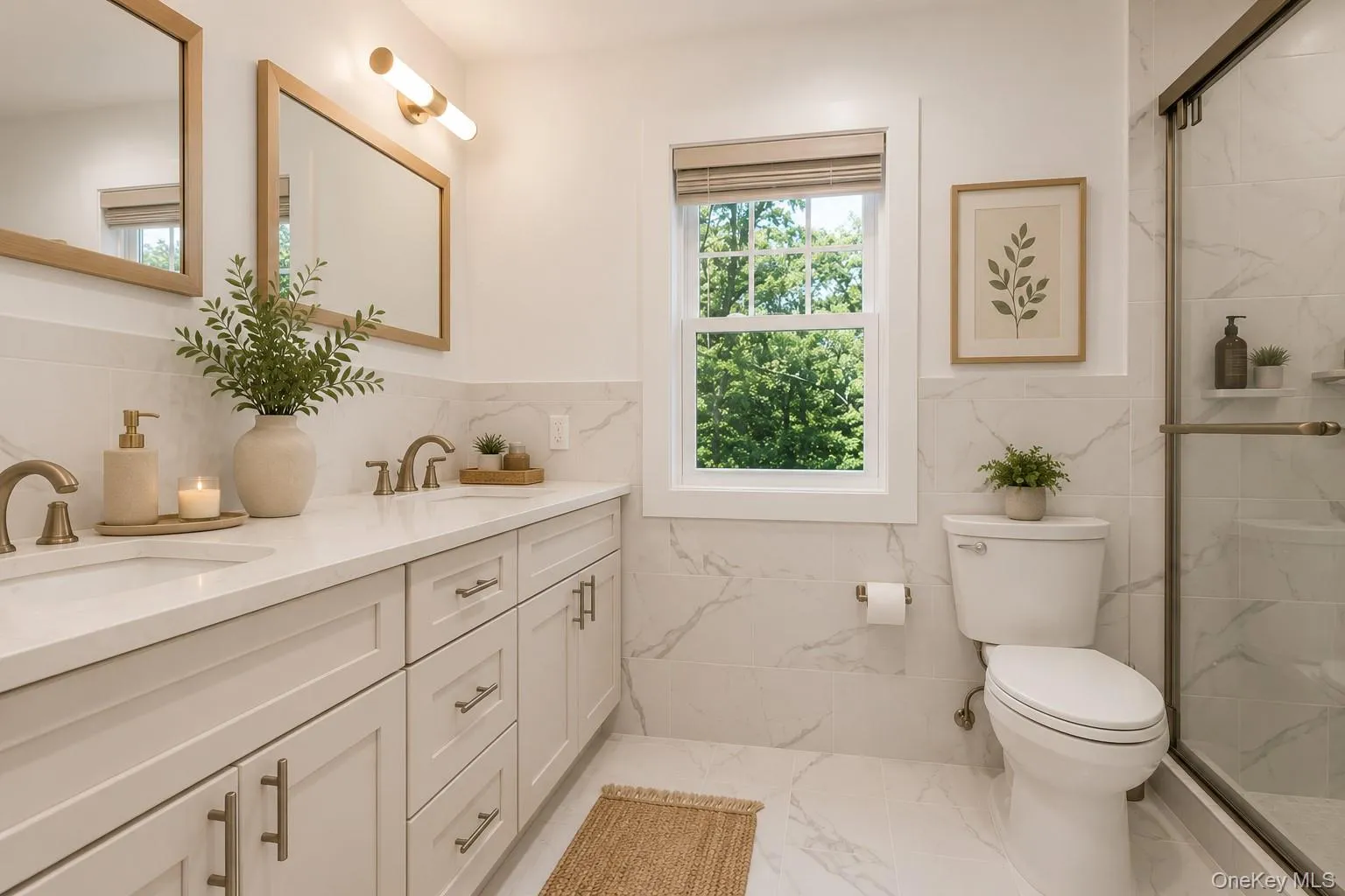 primary bathroom with double vanity primary bathroom with double vanity