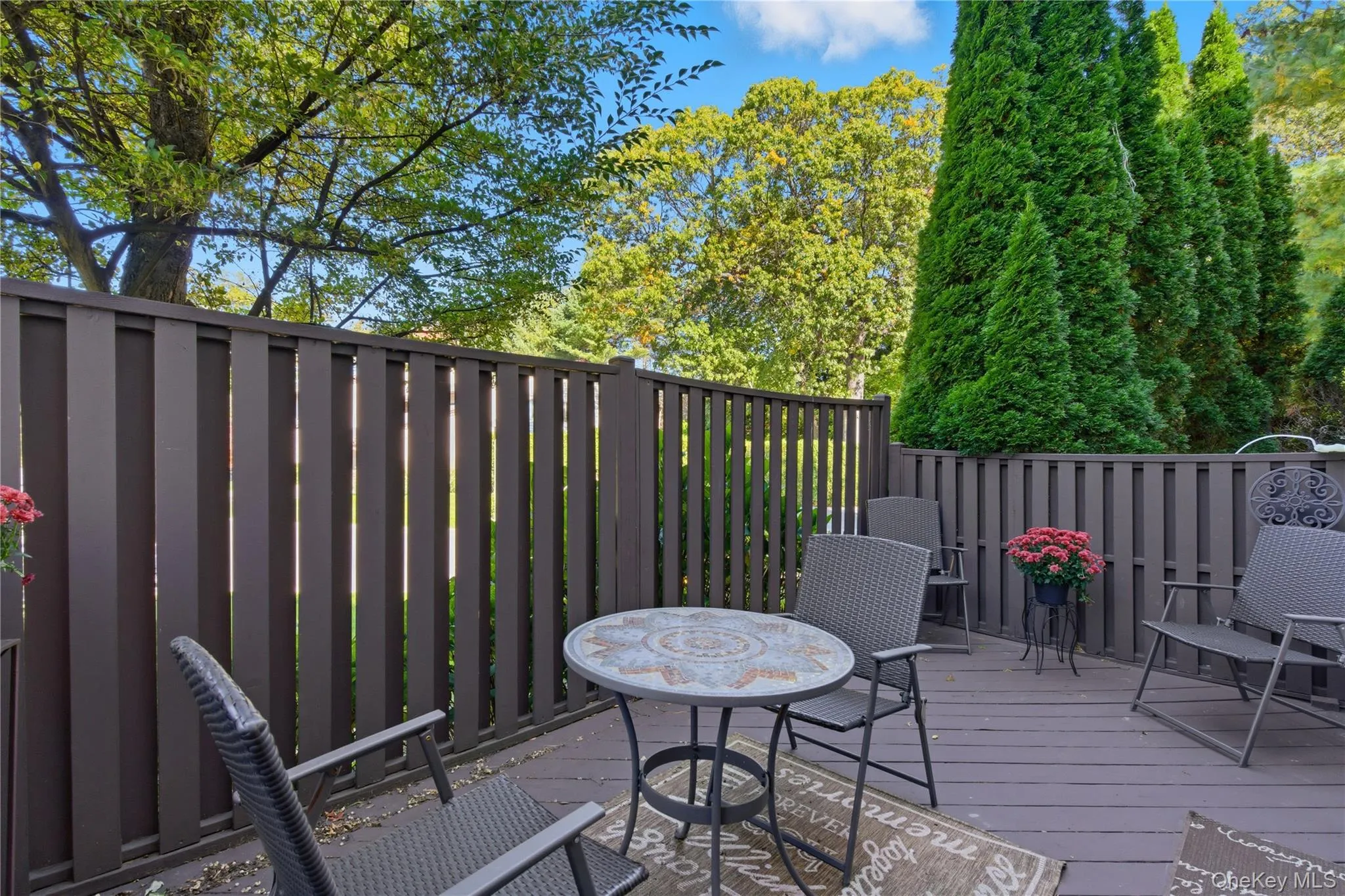 private deck offering the perfect retreat for morning coffee, evening wine, and effortless outdoor relaxation. private deck offering the perfect retreat for morning coffee, evening wine, and effortless outdoor relaxation.