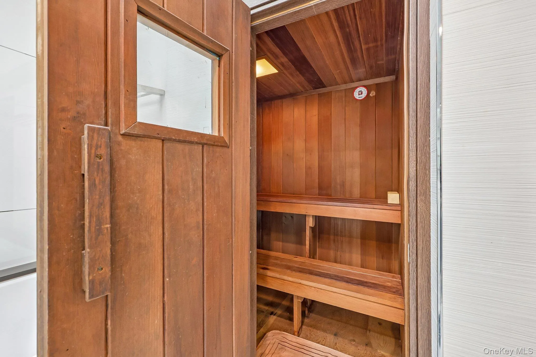 Steam sauna located right off the primary bath Steam sauna located right off the primary bath