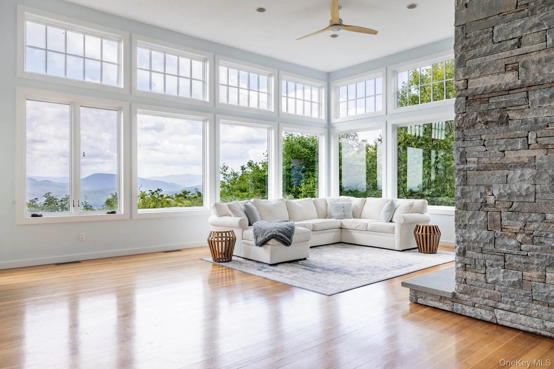 Open floor plan with mountain views Open floor plan with mountain views