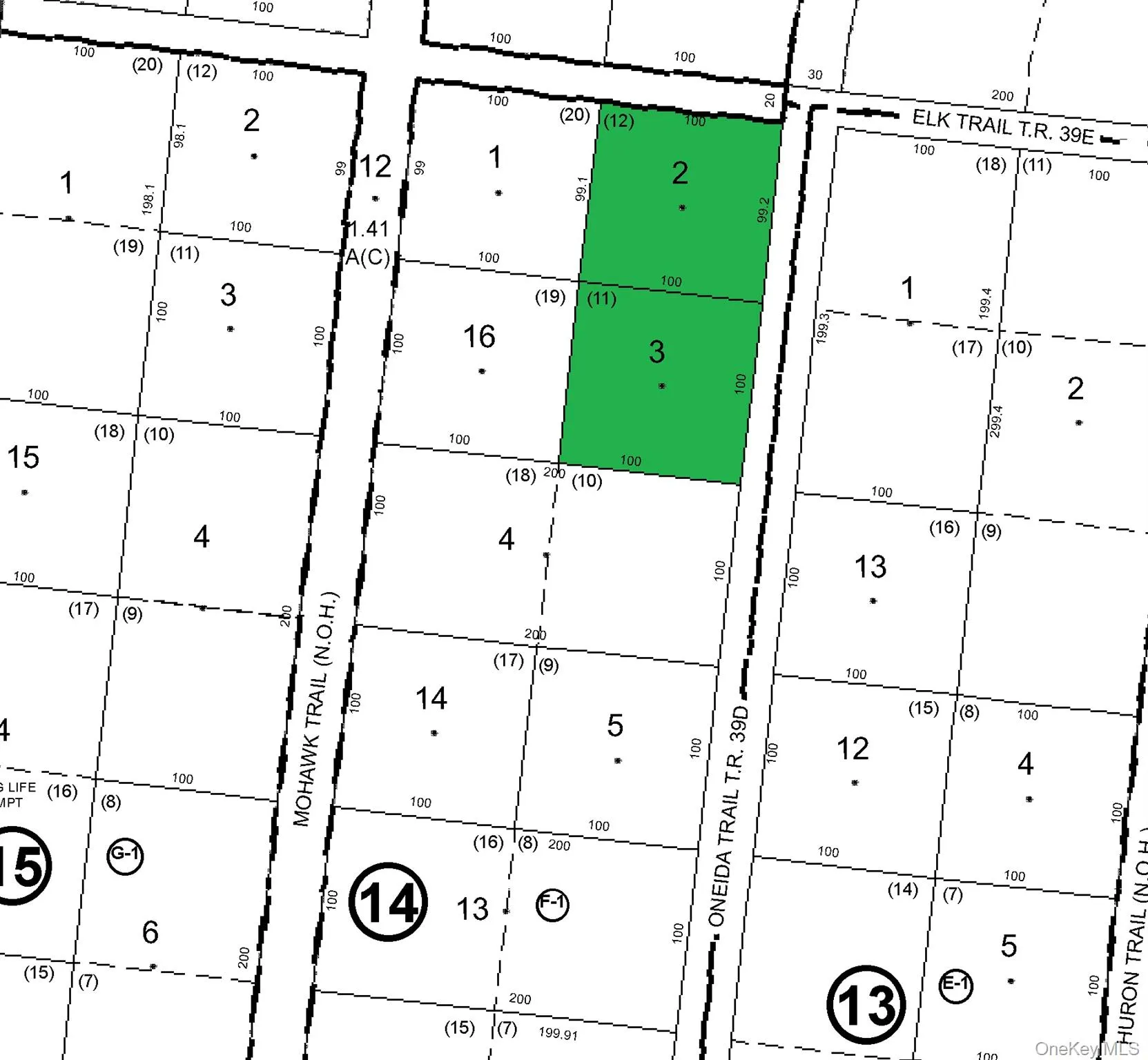 Map showing property parcels Map showing property parcels