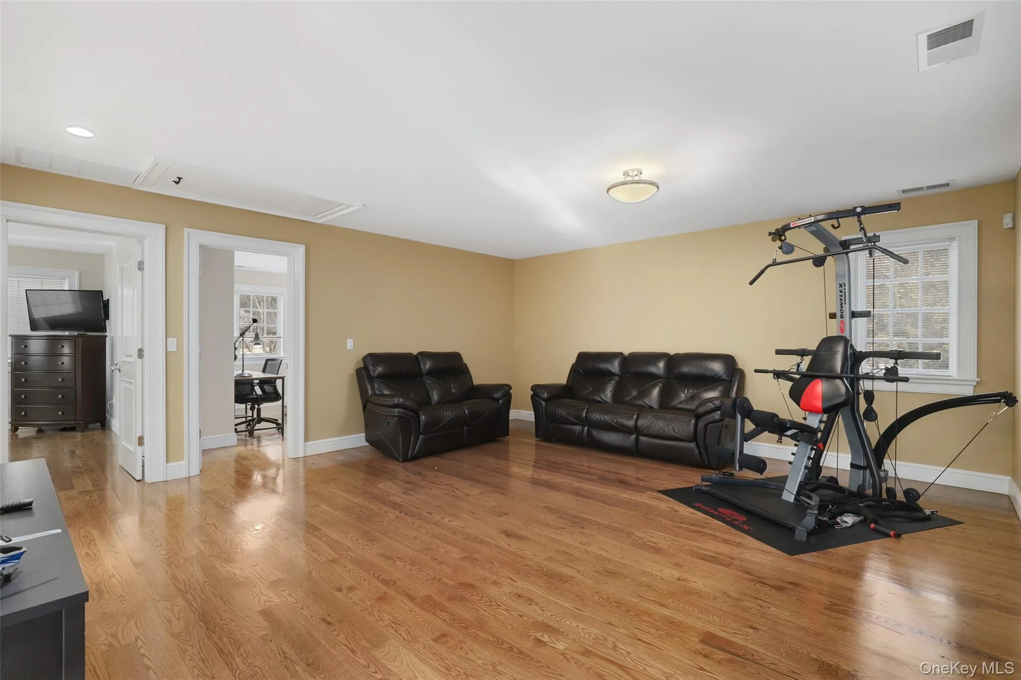 Open Loft used as a workout space Open Loft used as a workout space