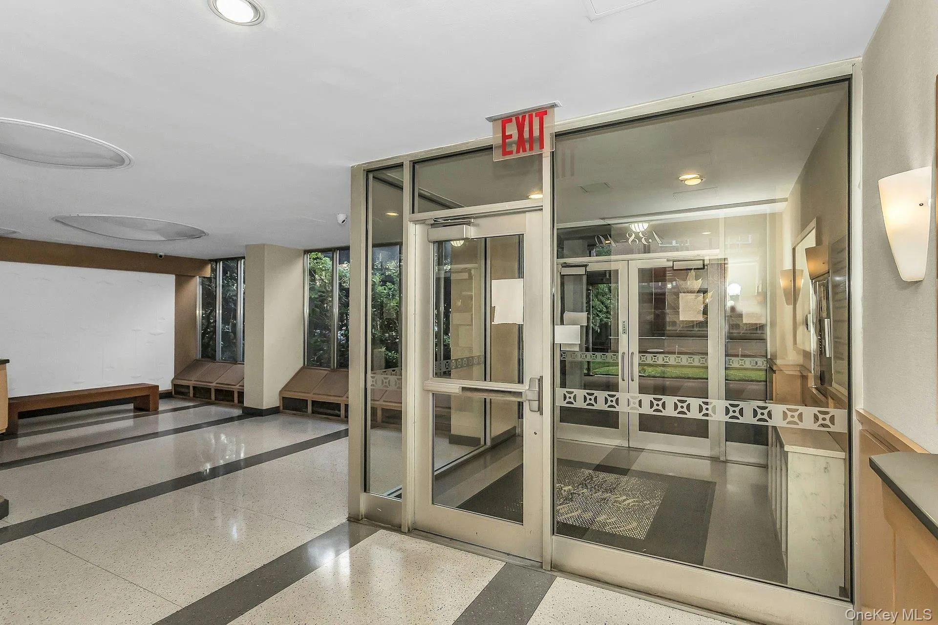 Community lobby featuring recessed lighting Community lobby featuring recessed lighting