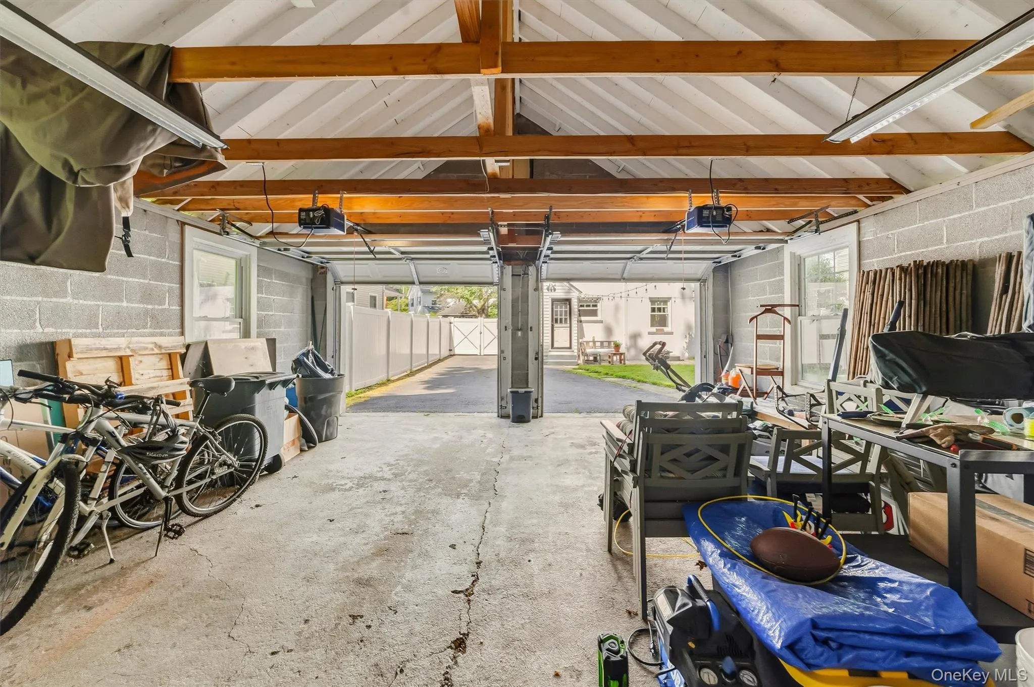 You will love all the storage space in this garage You will love all the storage space in this garage