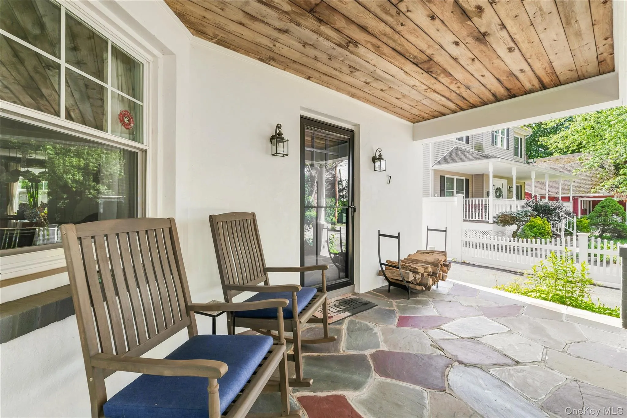 Any time of day is perfect to enjoy this front porch Any time of day is perfect to enjoy this front porch