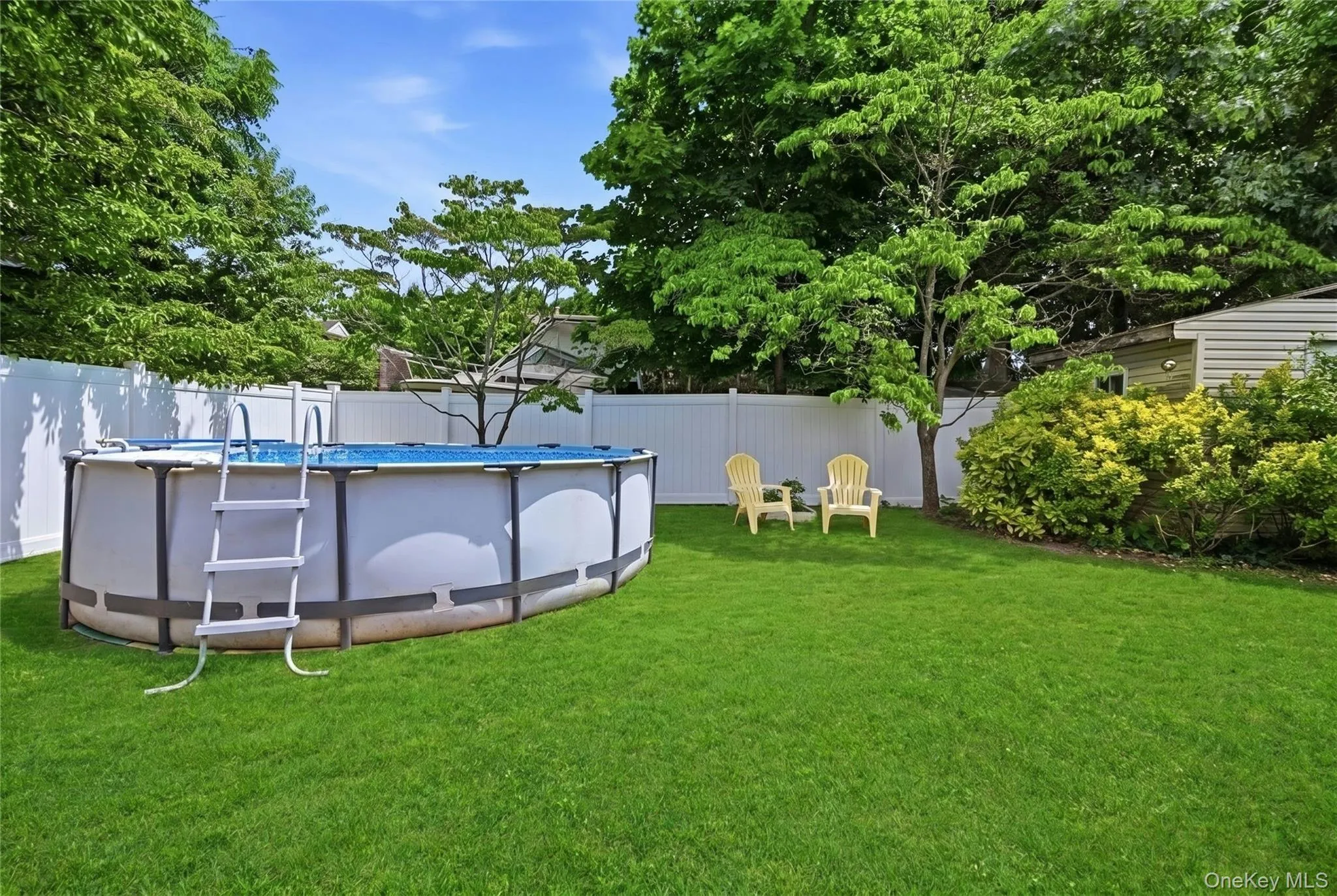 Above Ground Pool Is Temporary... Goes Up & Down Each Year! Above Ground Pool Is Temporary... Goes Up & Down Each Year!