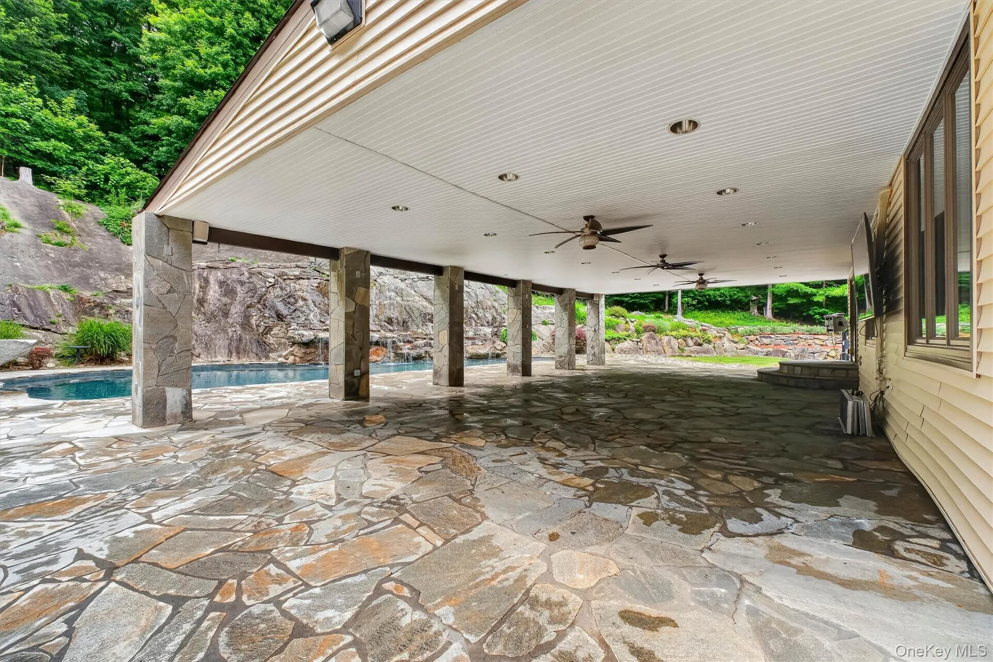 Patio made with Idaho Natural Quartzite. Patio made with Idaho Natural Quartzite.