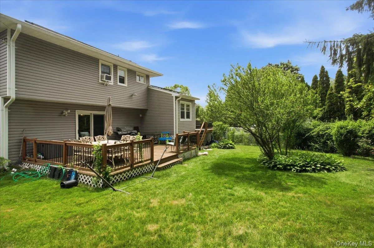 Large private backyard Large private backyard