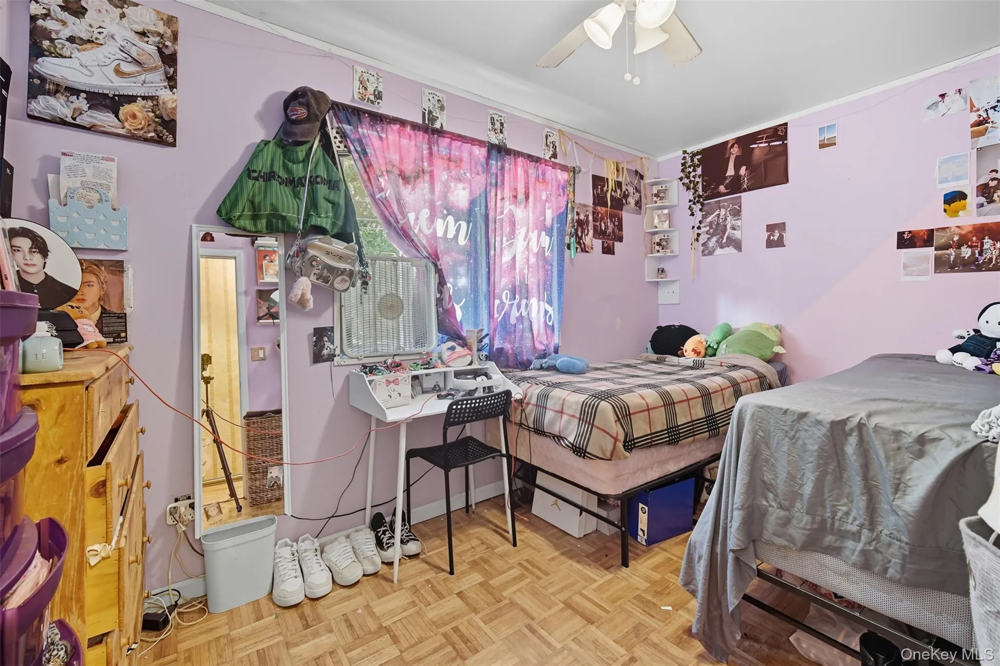Bedroom featuring ceiling fan Bedroom featuring ceiling fan