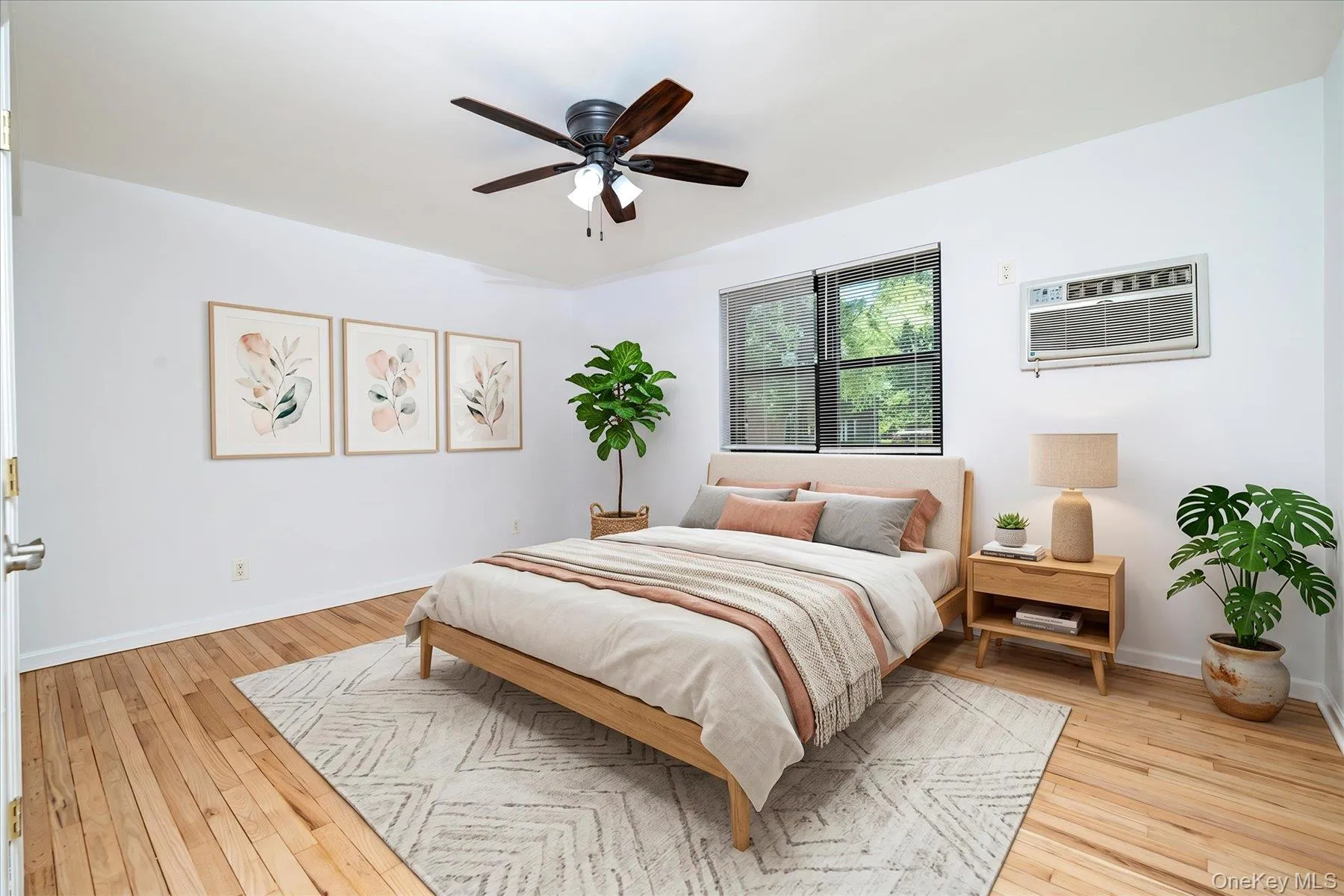 Virtually staged bedroom Virtually staged bedroom