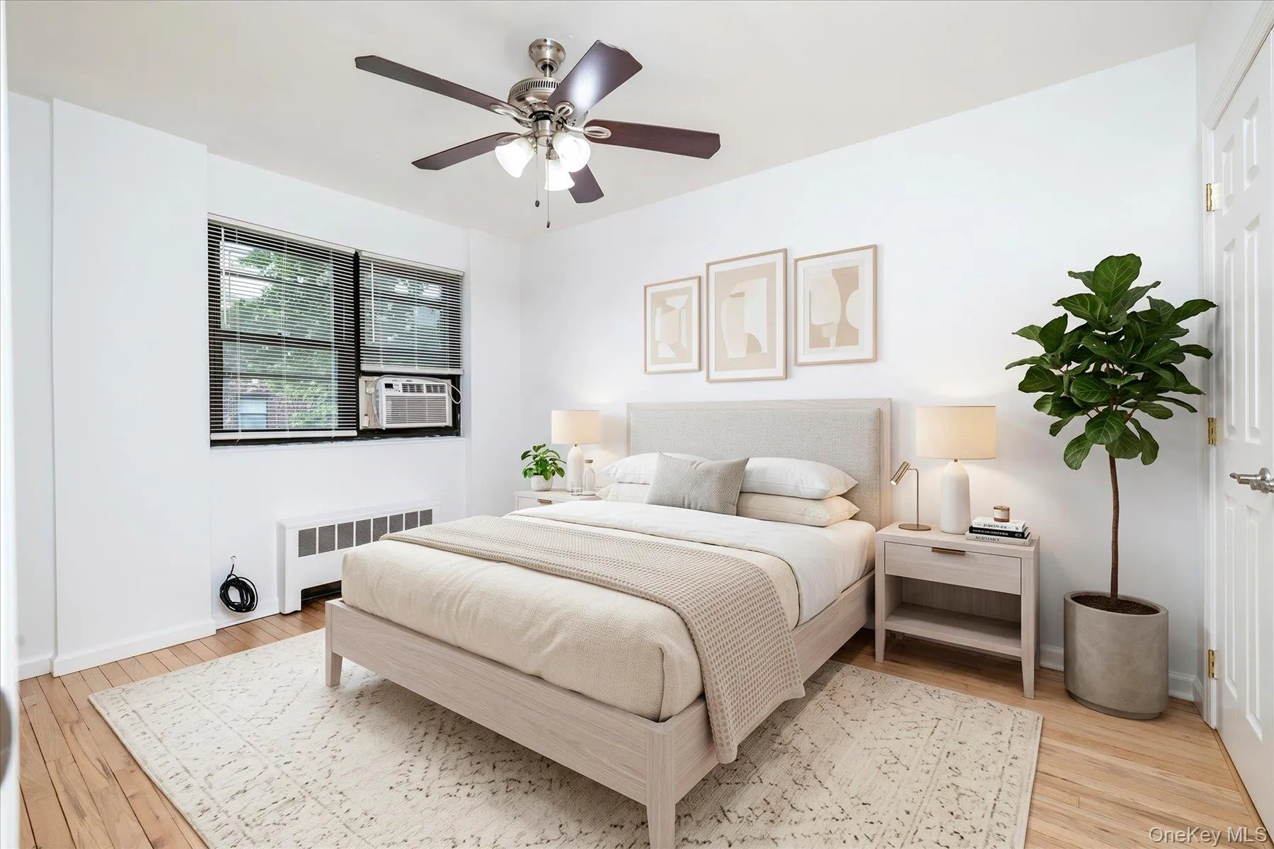 Virtually staged bedroom Virtually staged bedroom