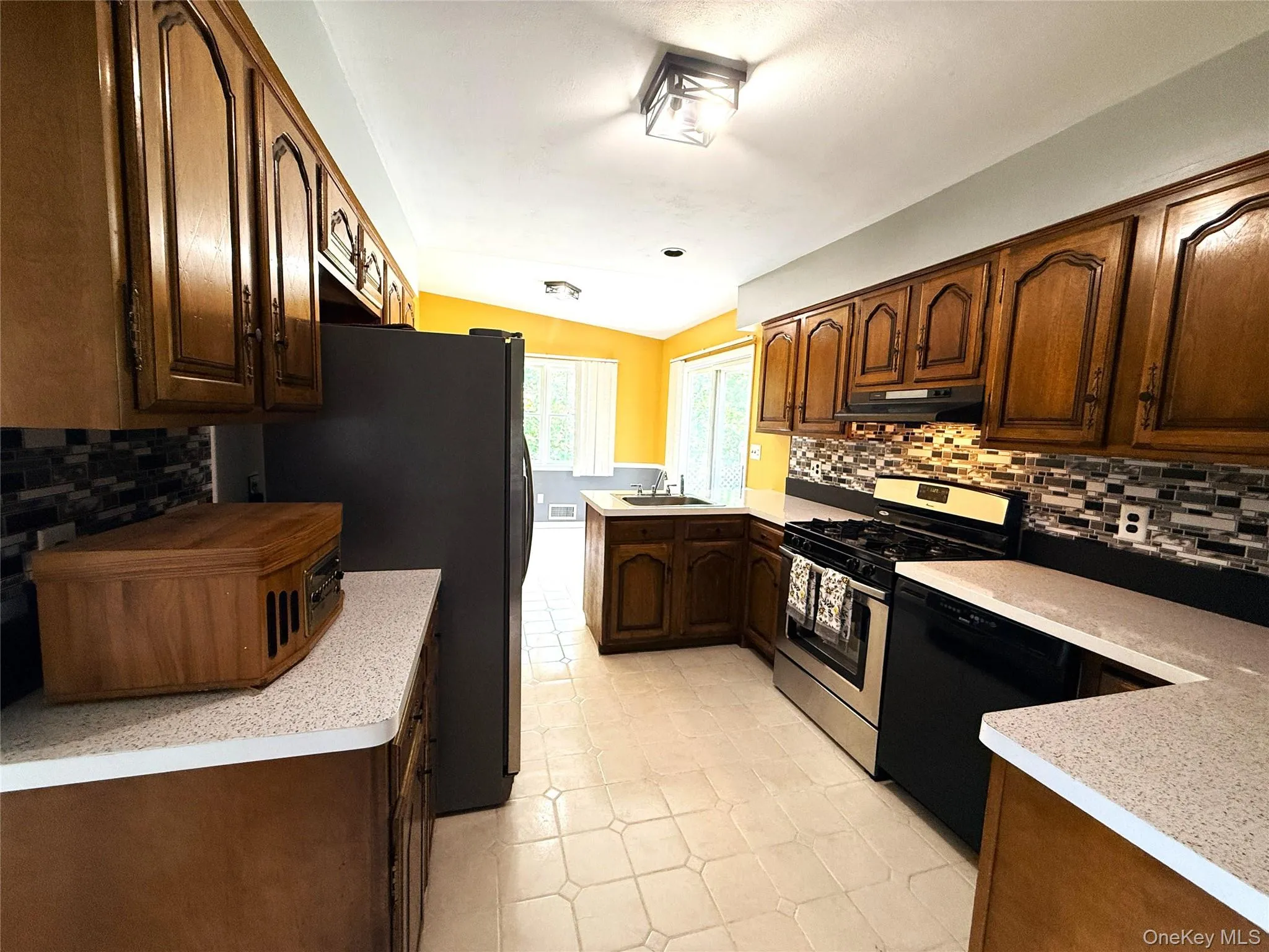 Kitchen with doors to Patio Kitchen with doors to Patio