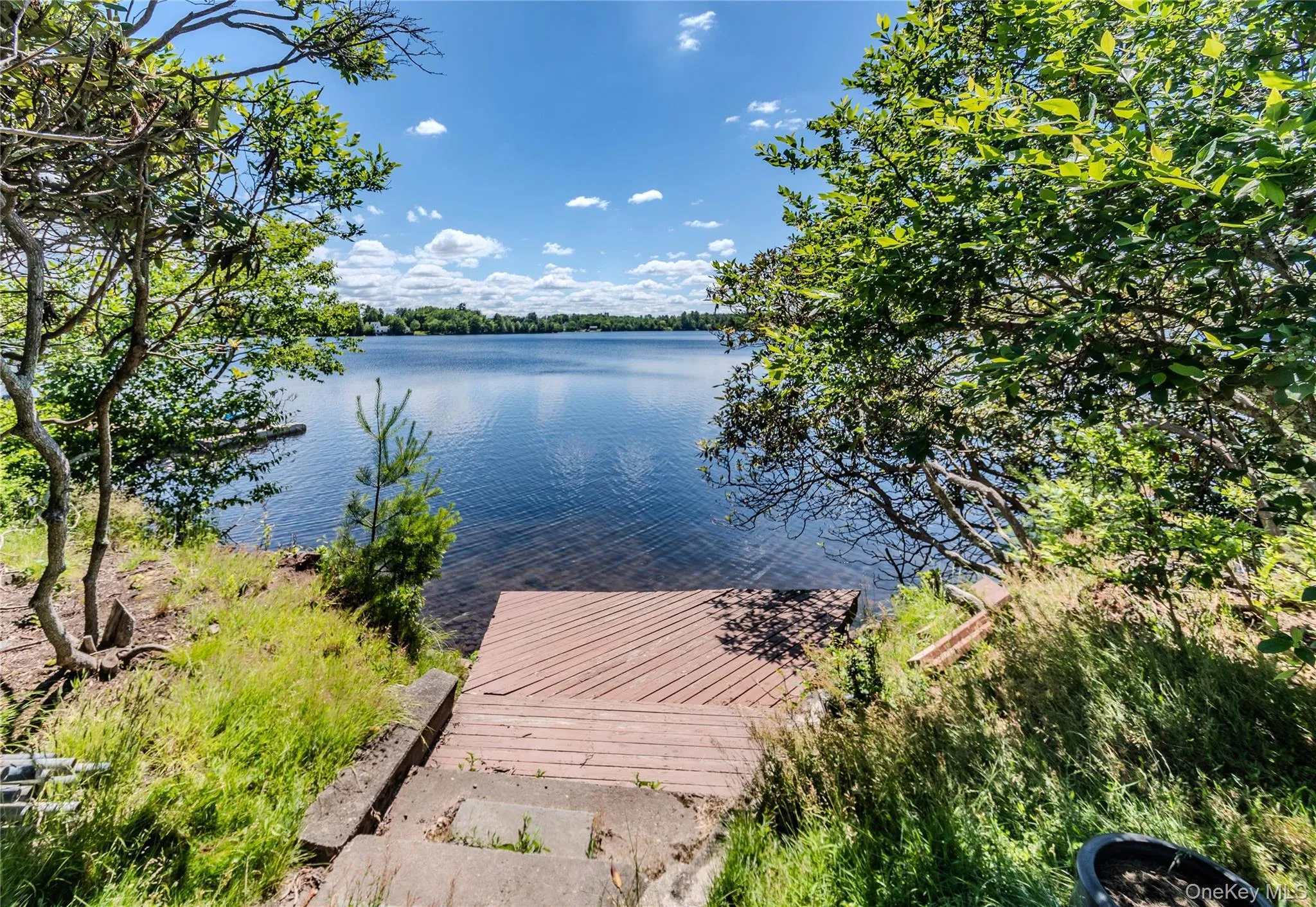 This is base of dock and sun deck. This is base of dock and sun deck.