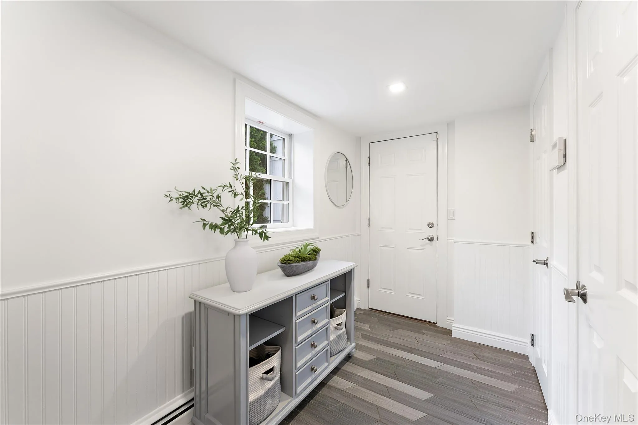 Mud room with access to two car garage Mud room with access to two car garage