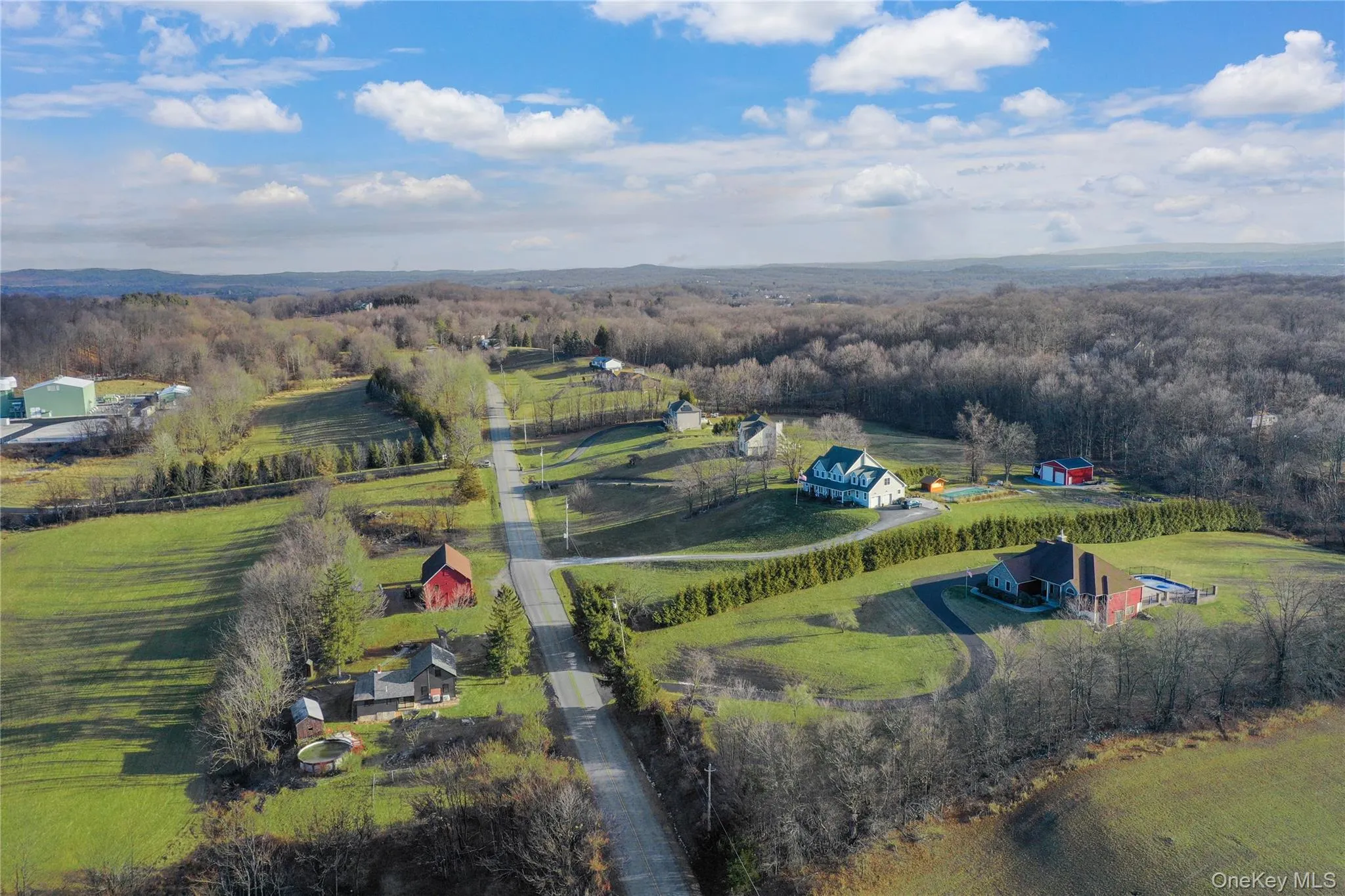 Aerial view of a heavily wooded area Aerial view of a heavily wooded area