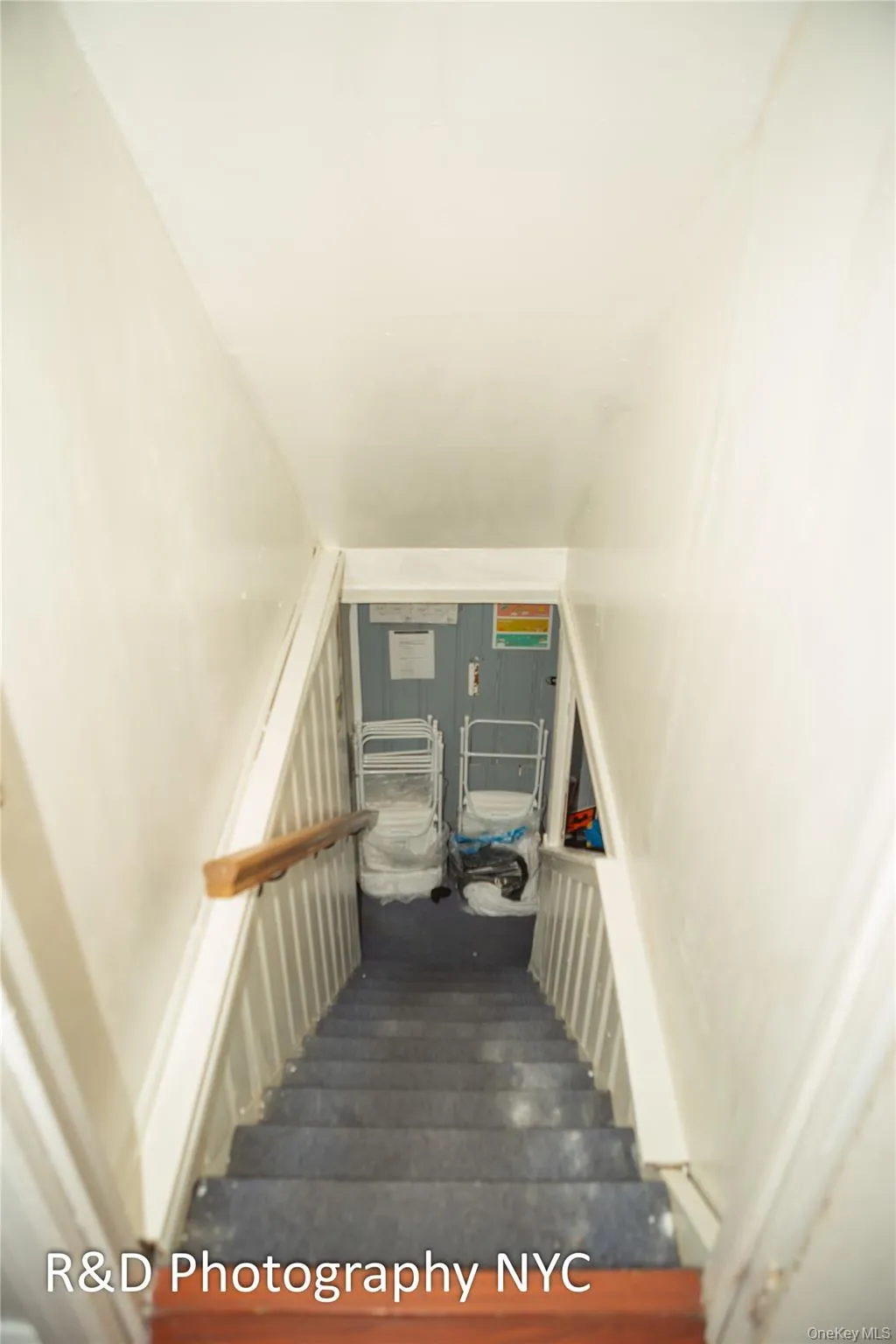 Interior stairs to basement Interior stairs to basement