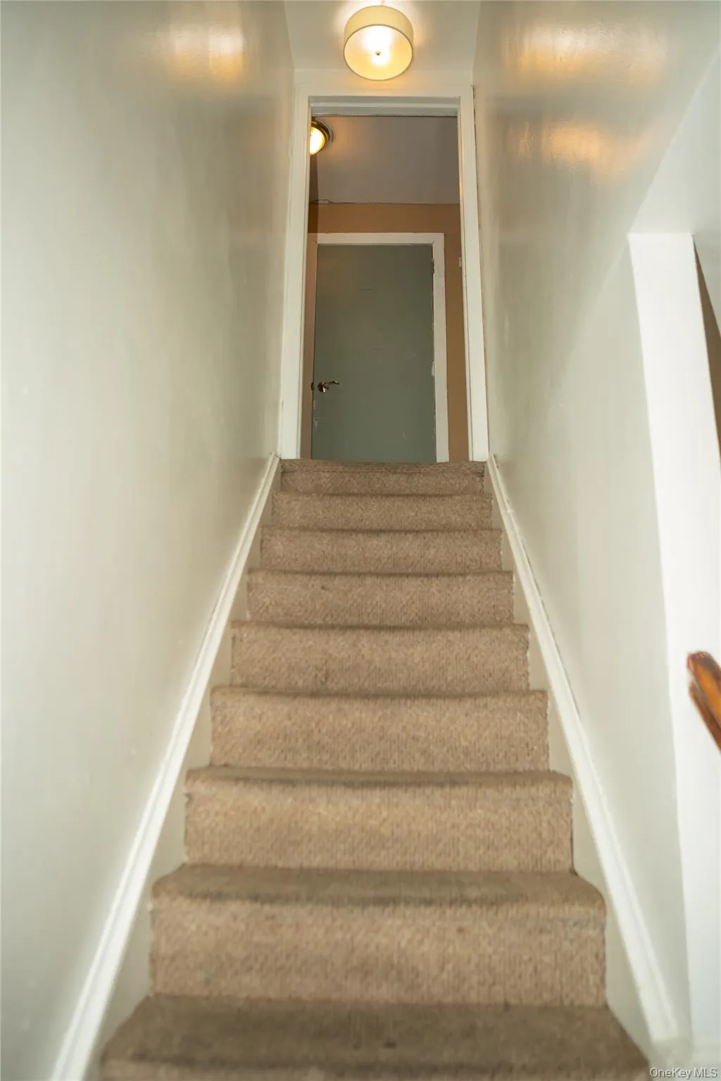Stairs to second level Stairs to second level