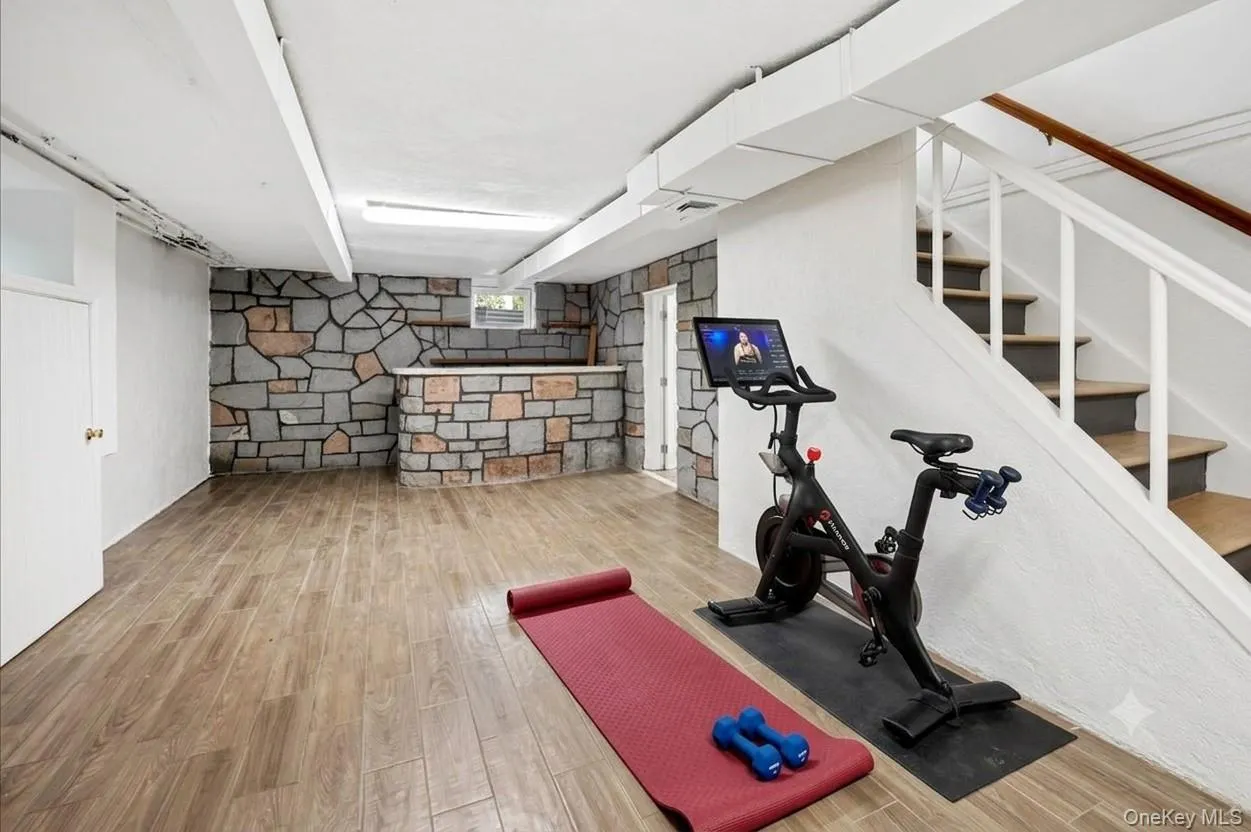 VIRTUALLY STAGED. The basement offers additional space for exercise, play or storage. VIRTUALLY STAGED. The basement offers additional space for exercise, play or storage.