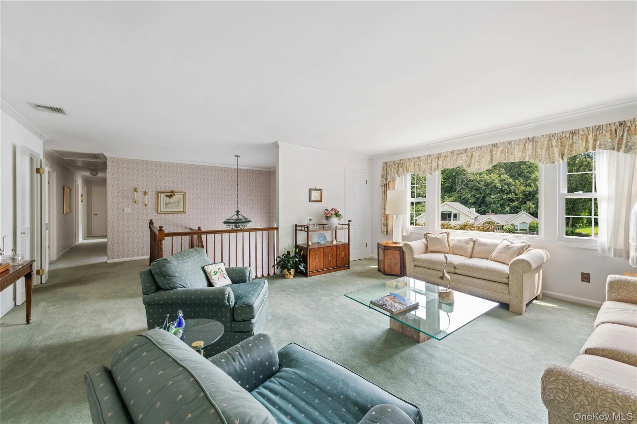 Living Room (hardwood floors under carpet) Living Room (hardwood floors under carpet)