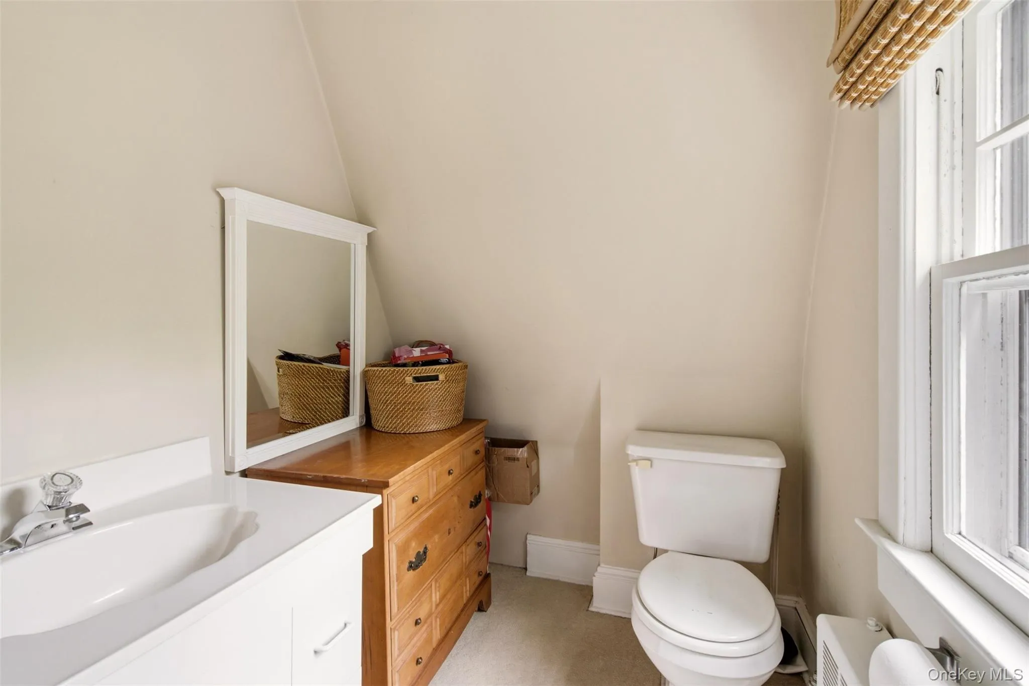 Upstairs half bath Upstairs half bath