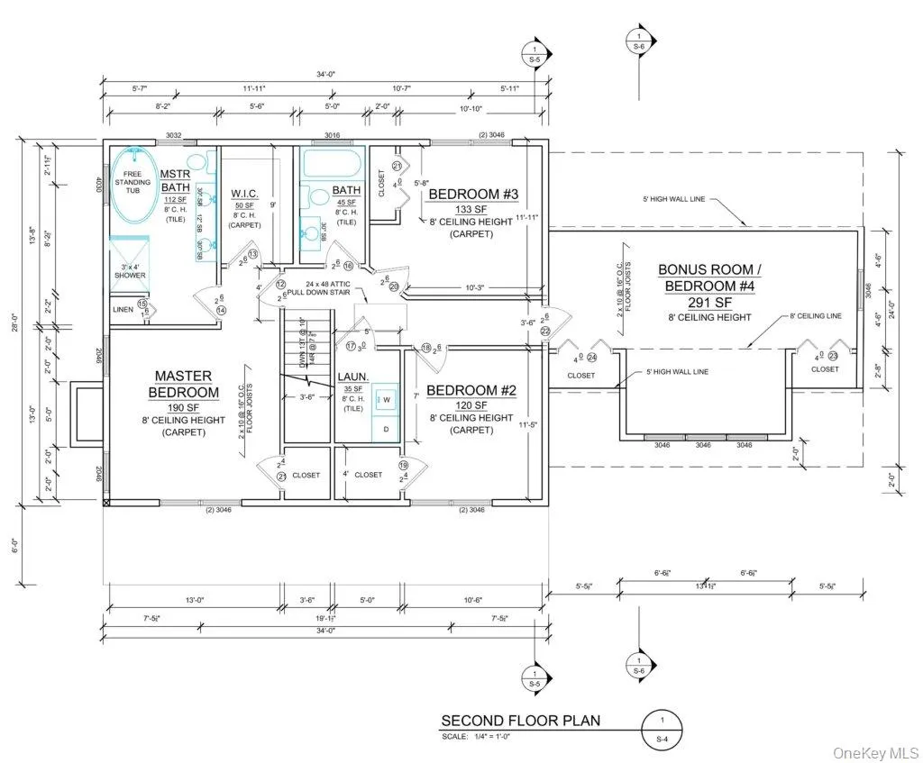 Plan Page Depicting Second Floor of Structure Plan Page Depicting Second Floor of Structure