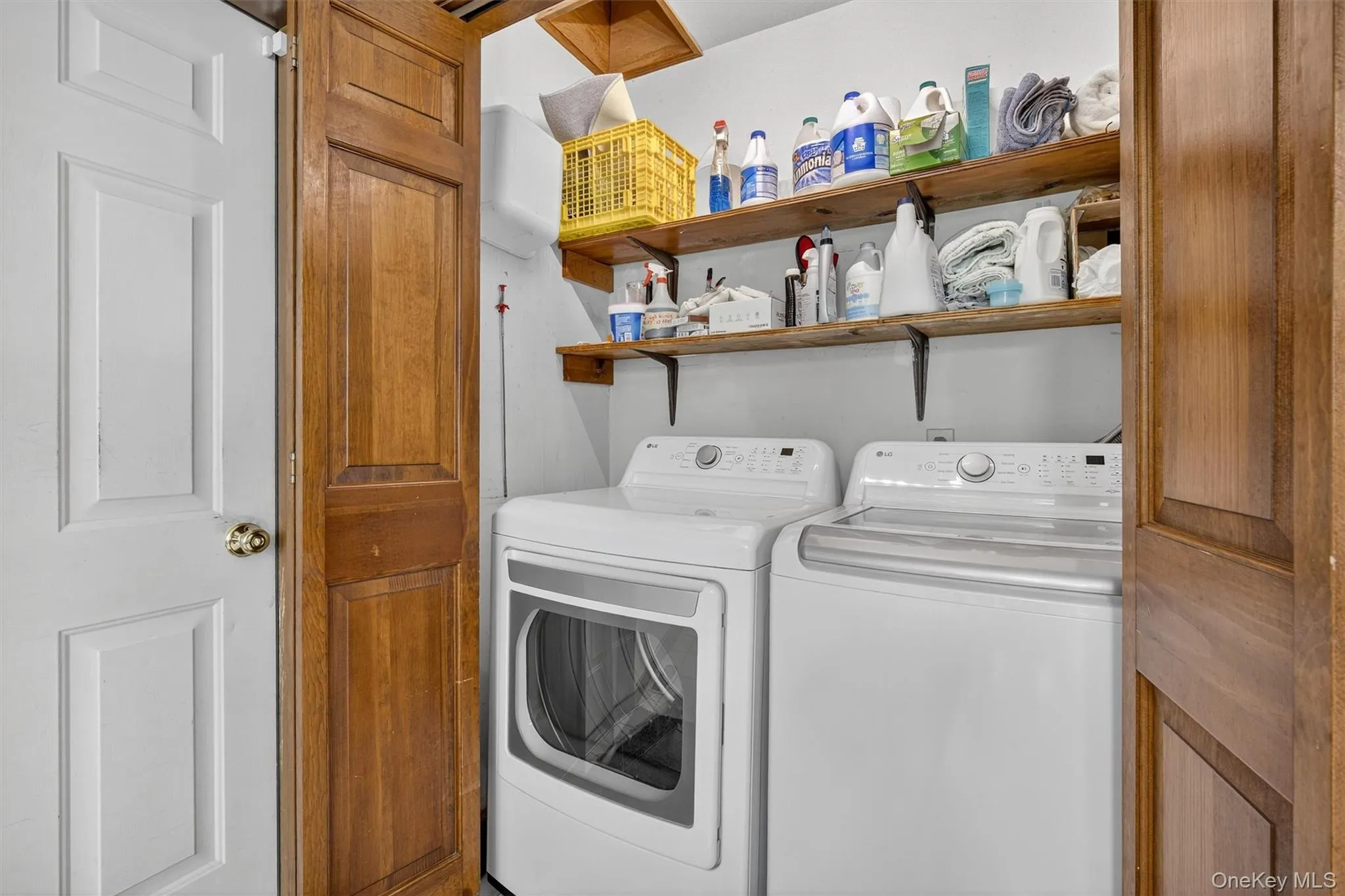 Laundry room with washing machine and dryer Laundry room with washing machine and dryer