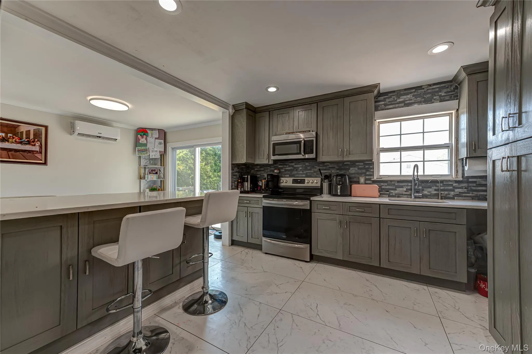 Renovated Kitchen with Island Renovated Kitchen with Island