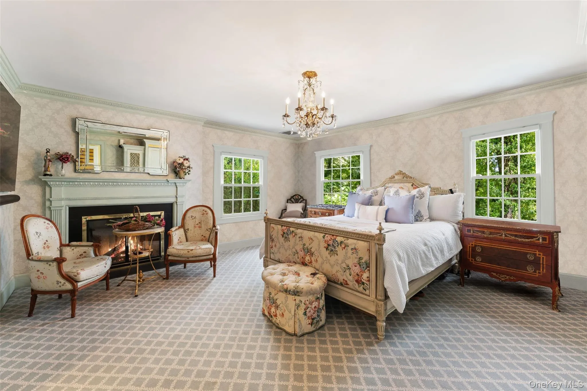Primary Bedroom with gas fireplace Primary Bedroom with gas fireplace