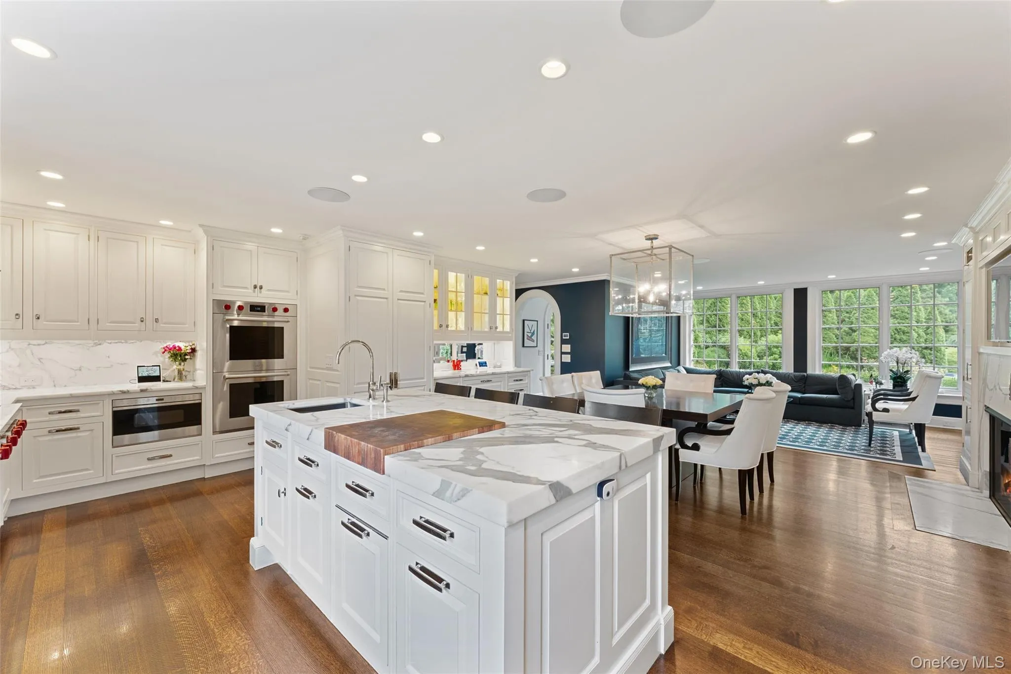 Kitchen overlooking family room Kitchen overlooking family room