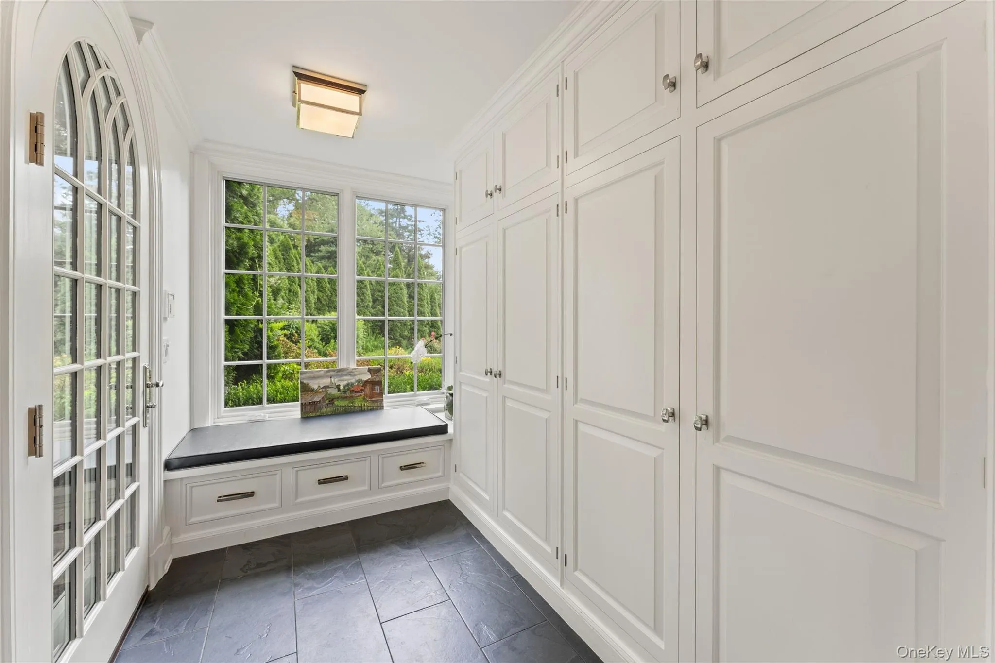 Mudroom with custom cabinetry Mudroom with custom cabinetry
