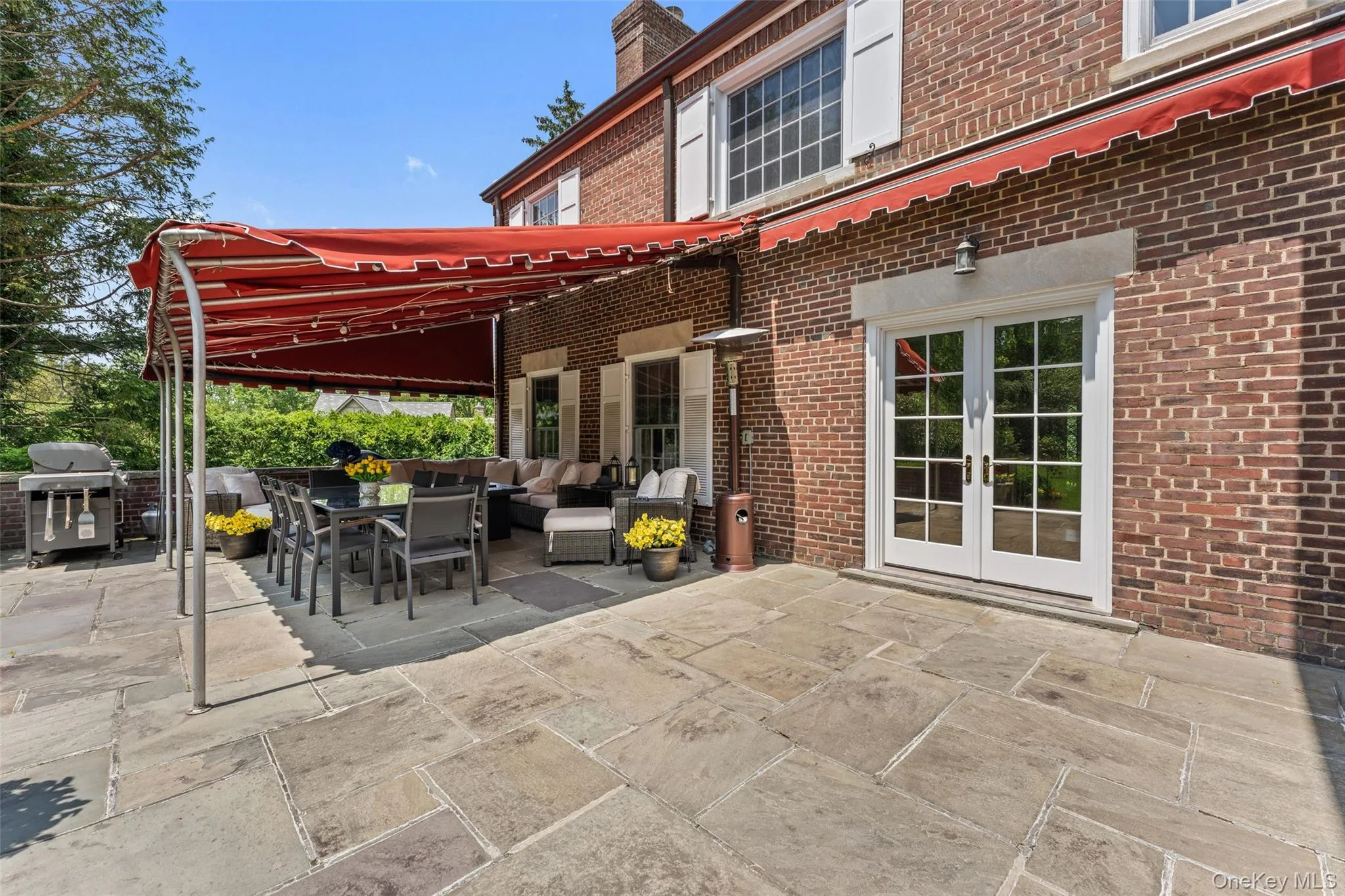 Tented patio ideal for hot summer days and gazing at your incredible backyard Tented patio ideal for hot summer days and gazing at your incredible backyard