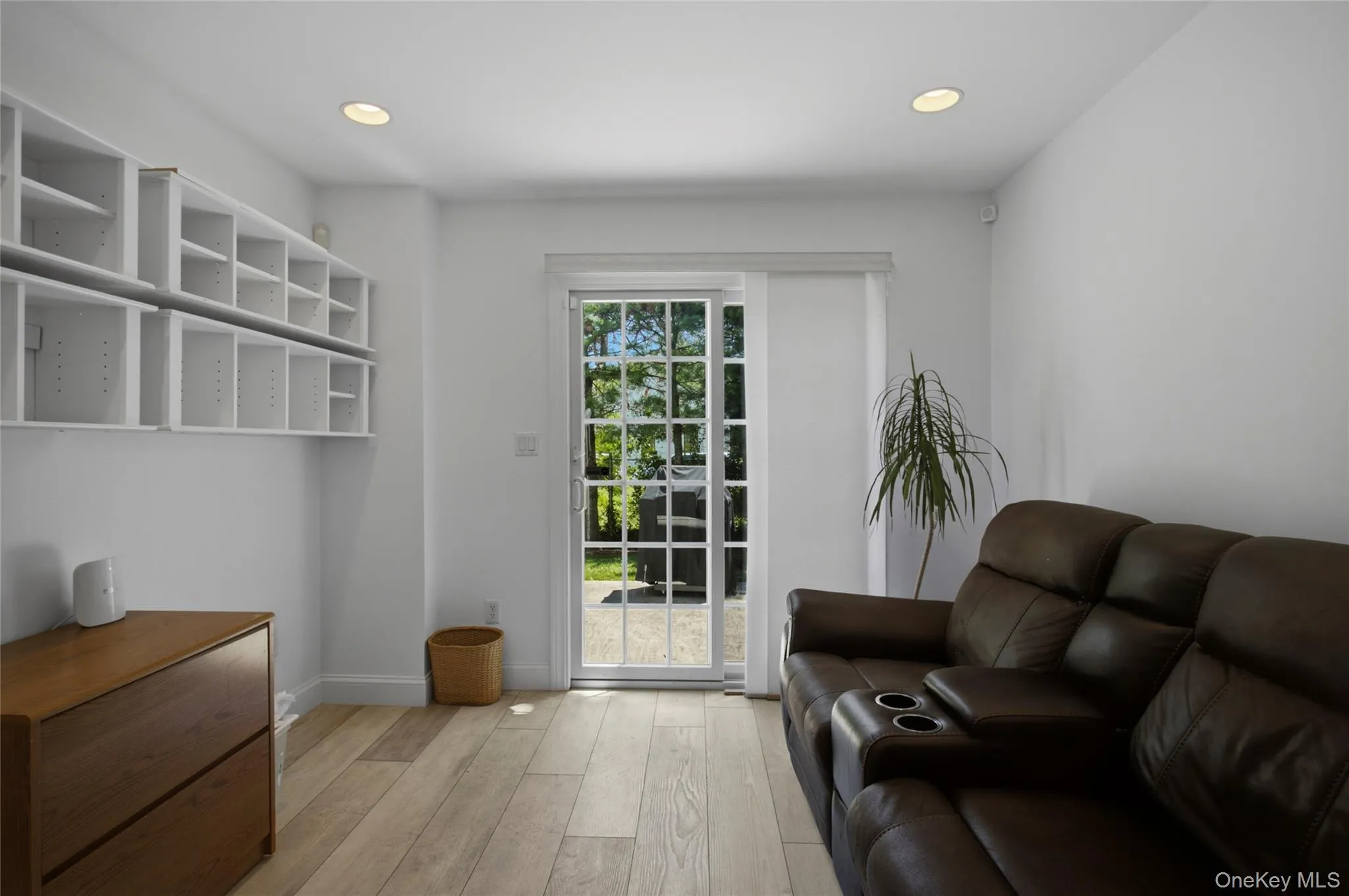 Lower level flexible space for recreation or office setup. Lower level flexible space for recreation or office setup.