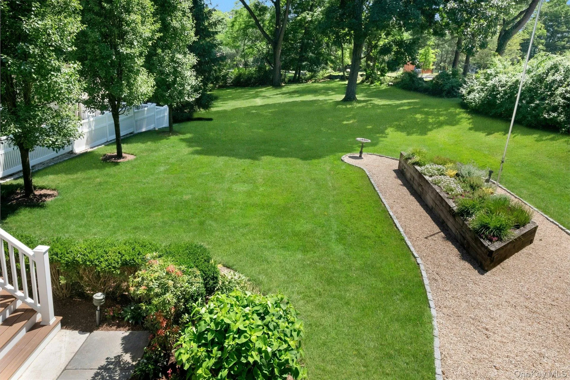 Beautiful perennial garden beckons you back to the backyard Beautiful perennial garden beckons you back to the backyard