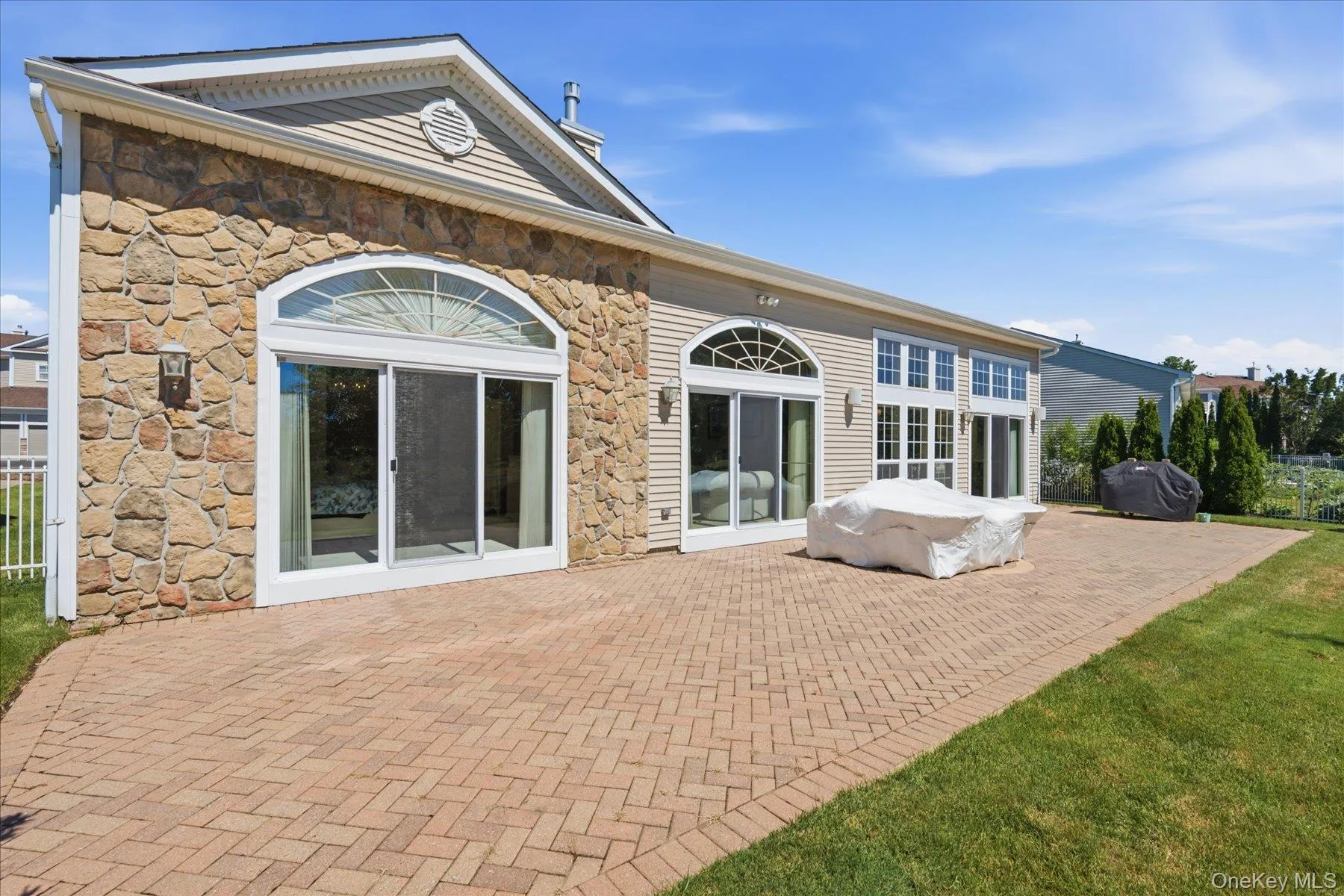 Large Paver Patio Large Paver Patio