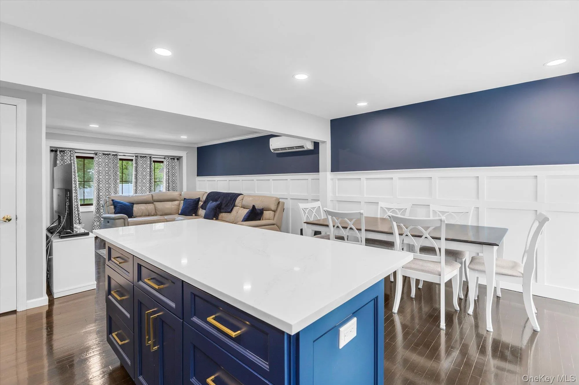 Open concept to the dining area and living room. Open concept to the dining area and living room.