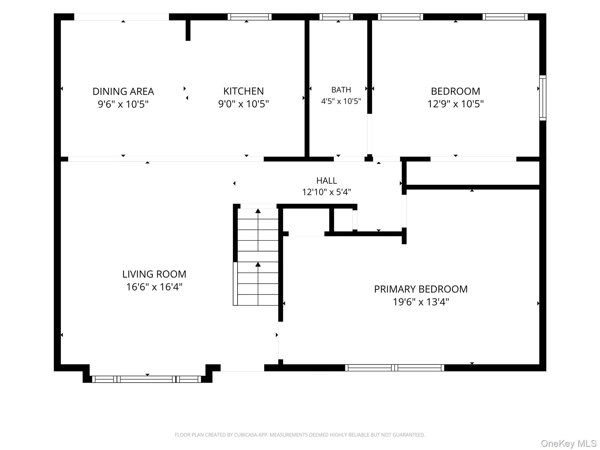 Floor plan of the first level. Floor plan of the first level.