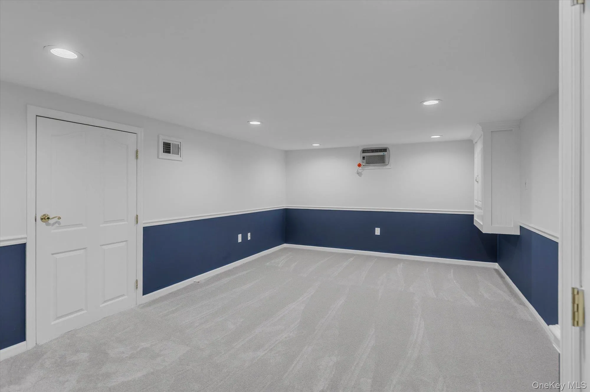 Basement recreation space. Basement recreation space.