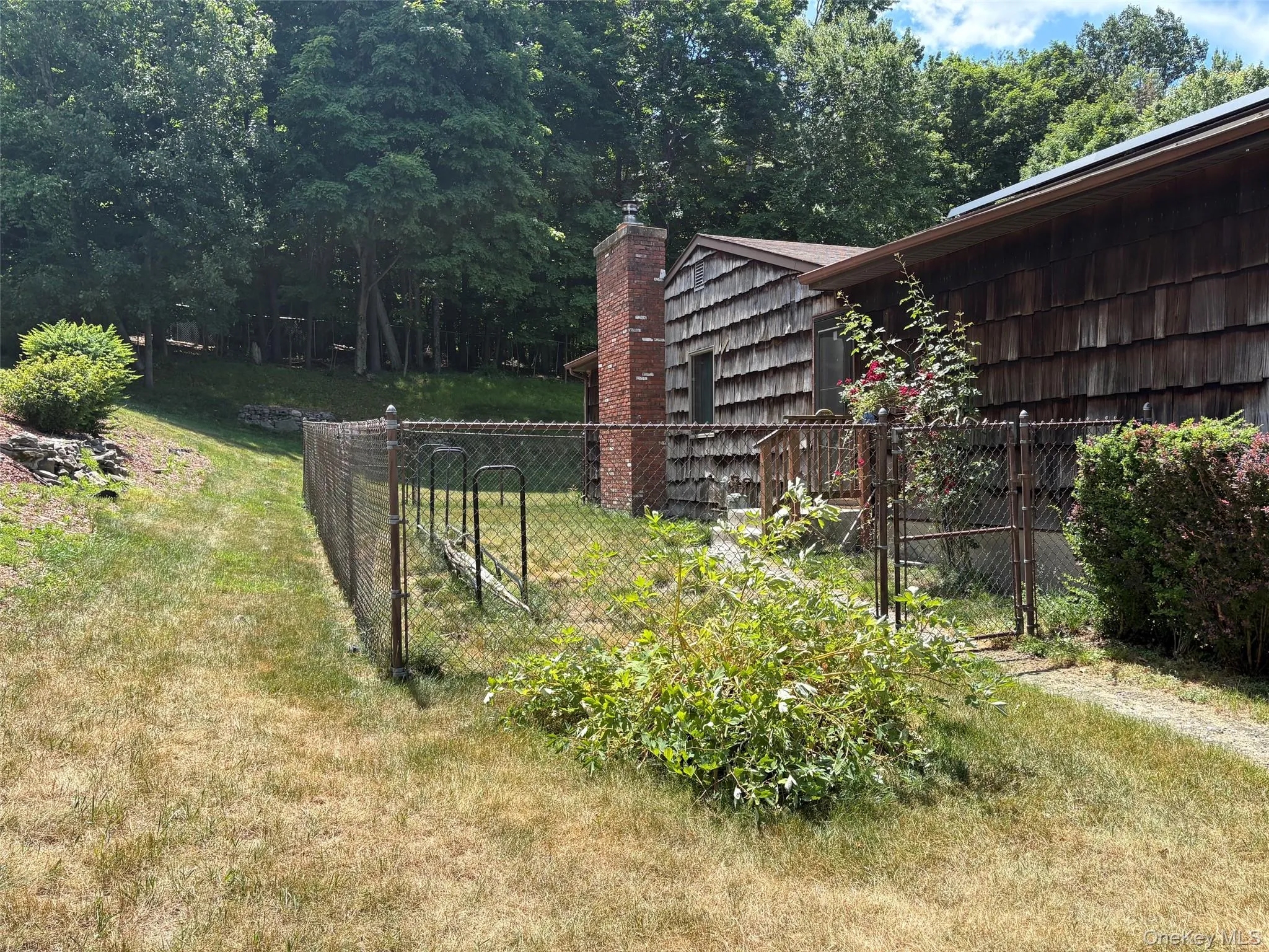 with fenced in area. with fenced in area.