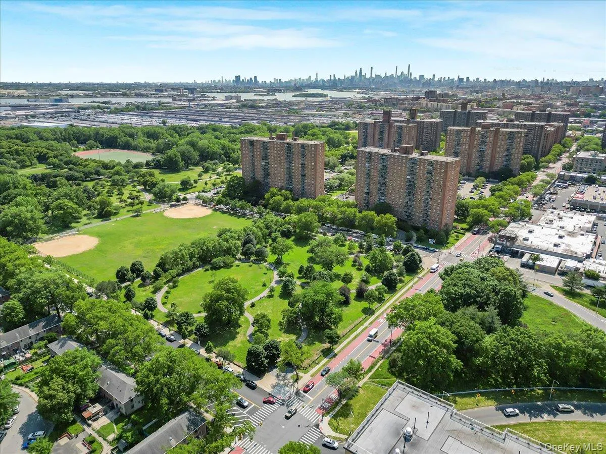 Drone / aerial view of city skyline Drone / aerial view of city skyline