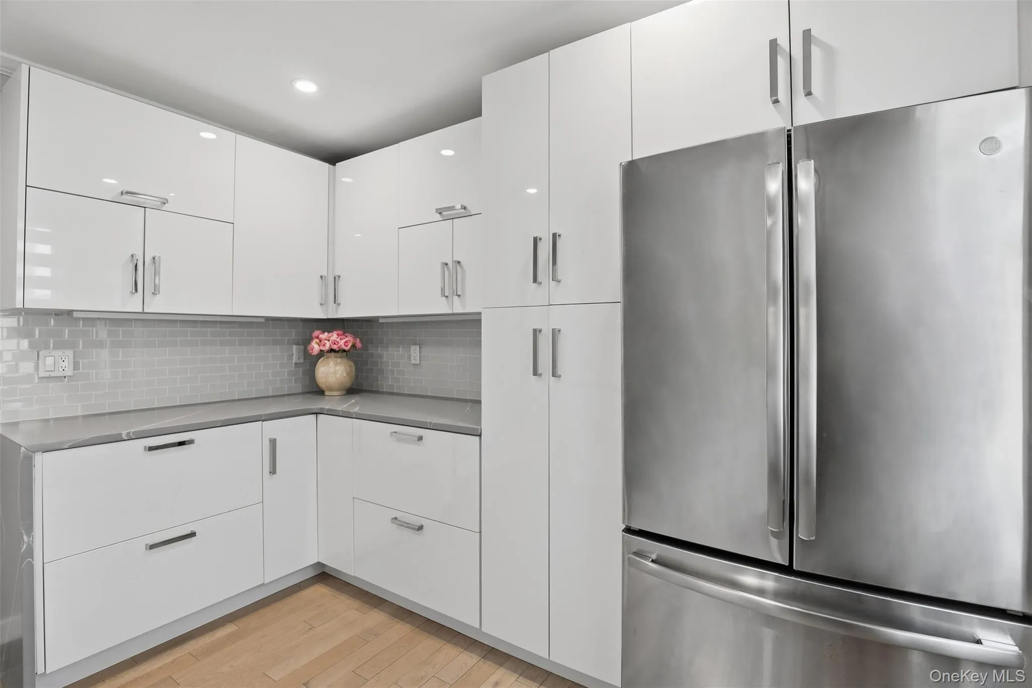 Renovated kitchen with stainless steel appliances Renovated kitchen with stainless steel appliances