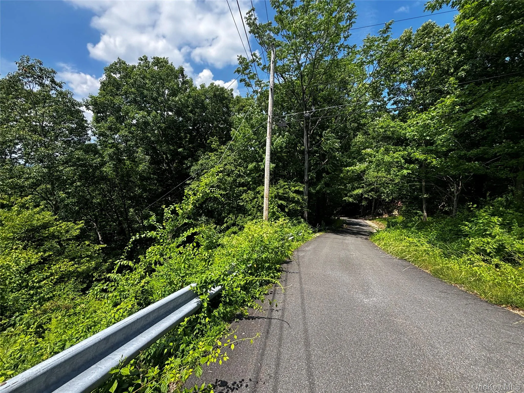 Looking down the driveway that brought you up. Looking down the driveway that brought you up.
