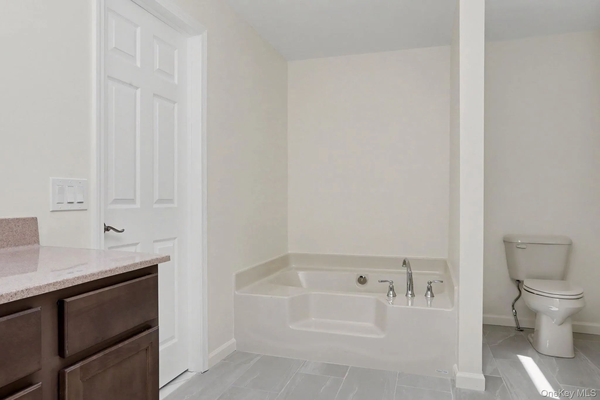 Primary bathroom with soaking tub Primary bathroom with soaking tub