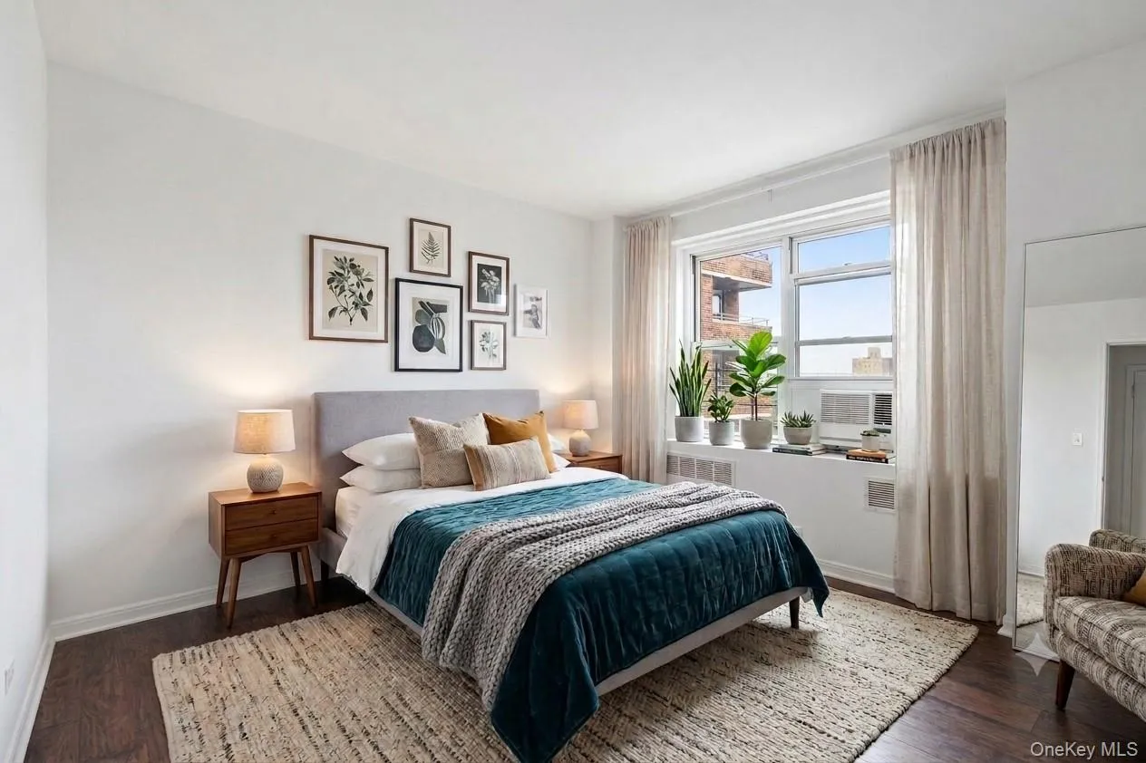 Virtually staged bedroom Virtually staged bedroom