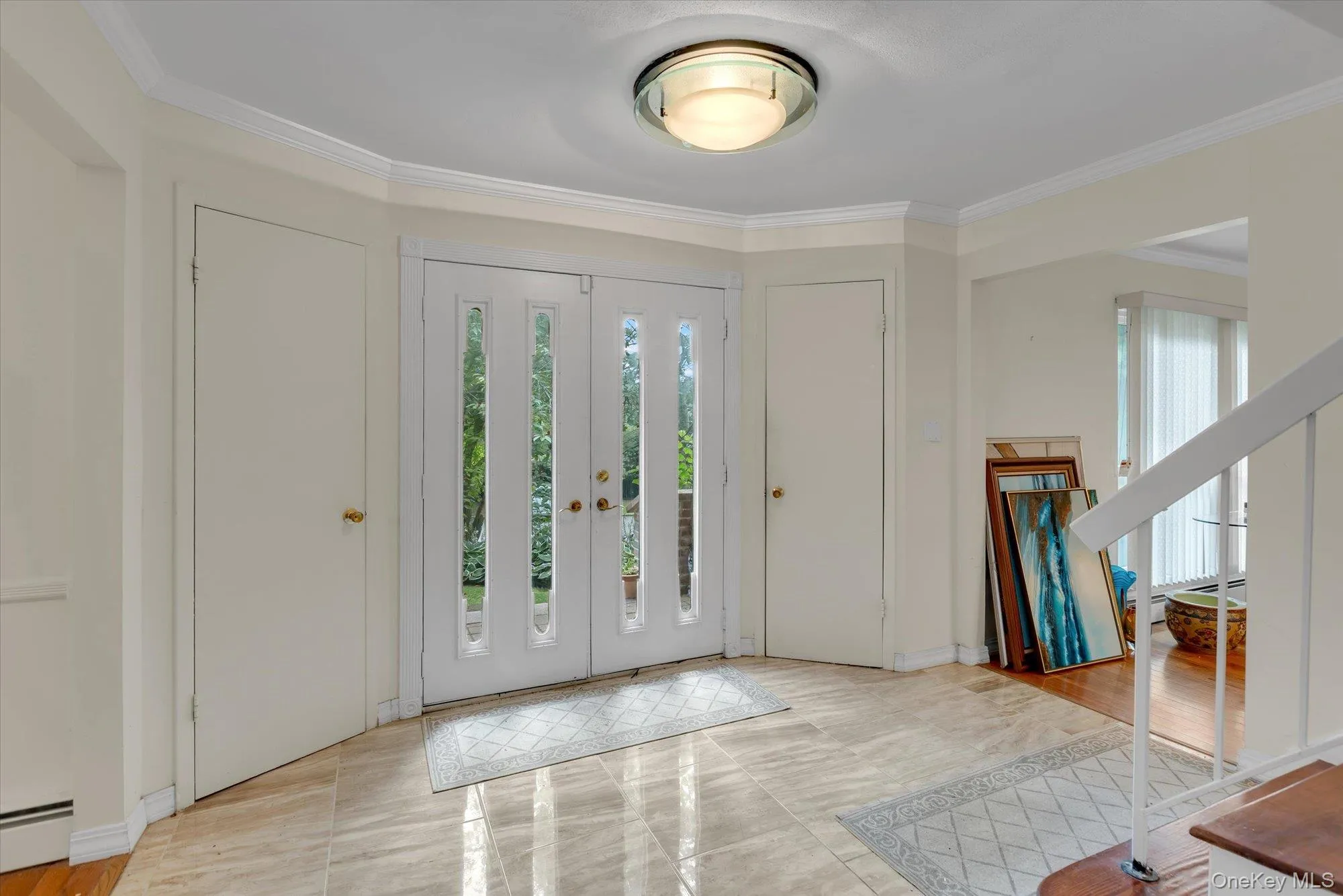 Entrance Foyer with two coat closets Entrance Foyer with two coat closets