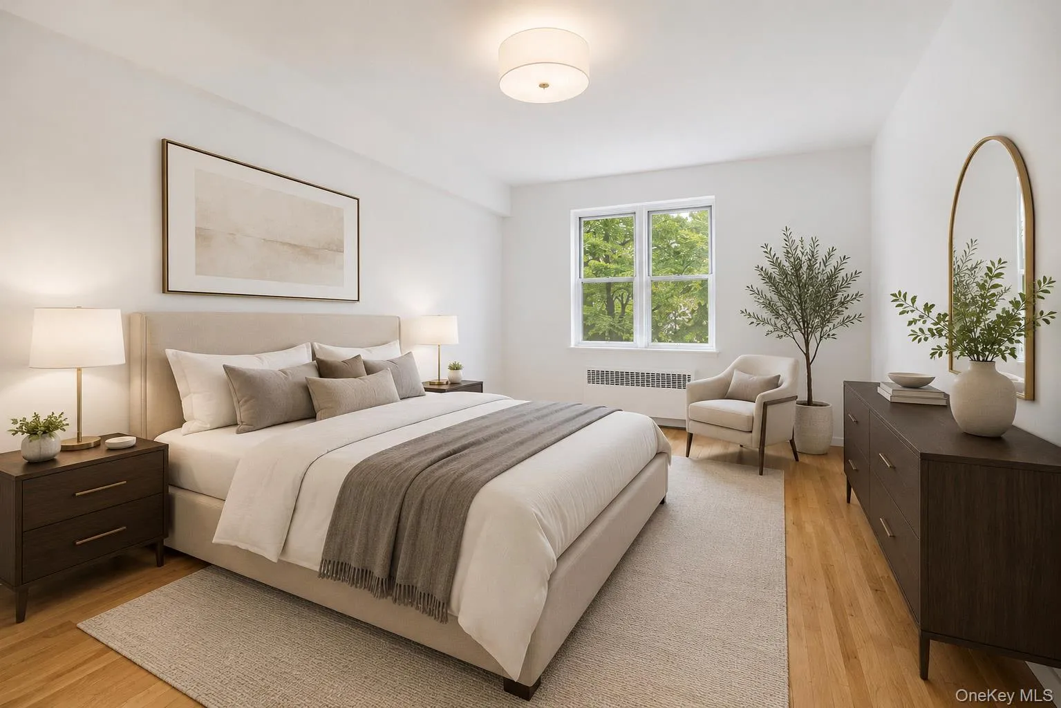 Bedroom virtually staged Bedroom virtually staged