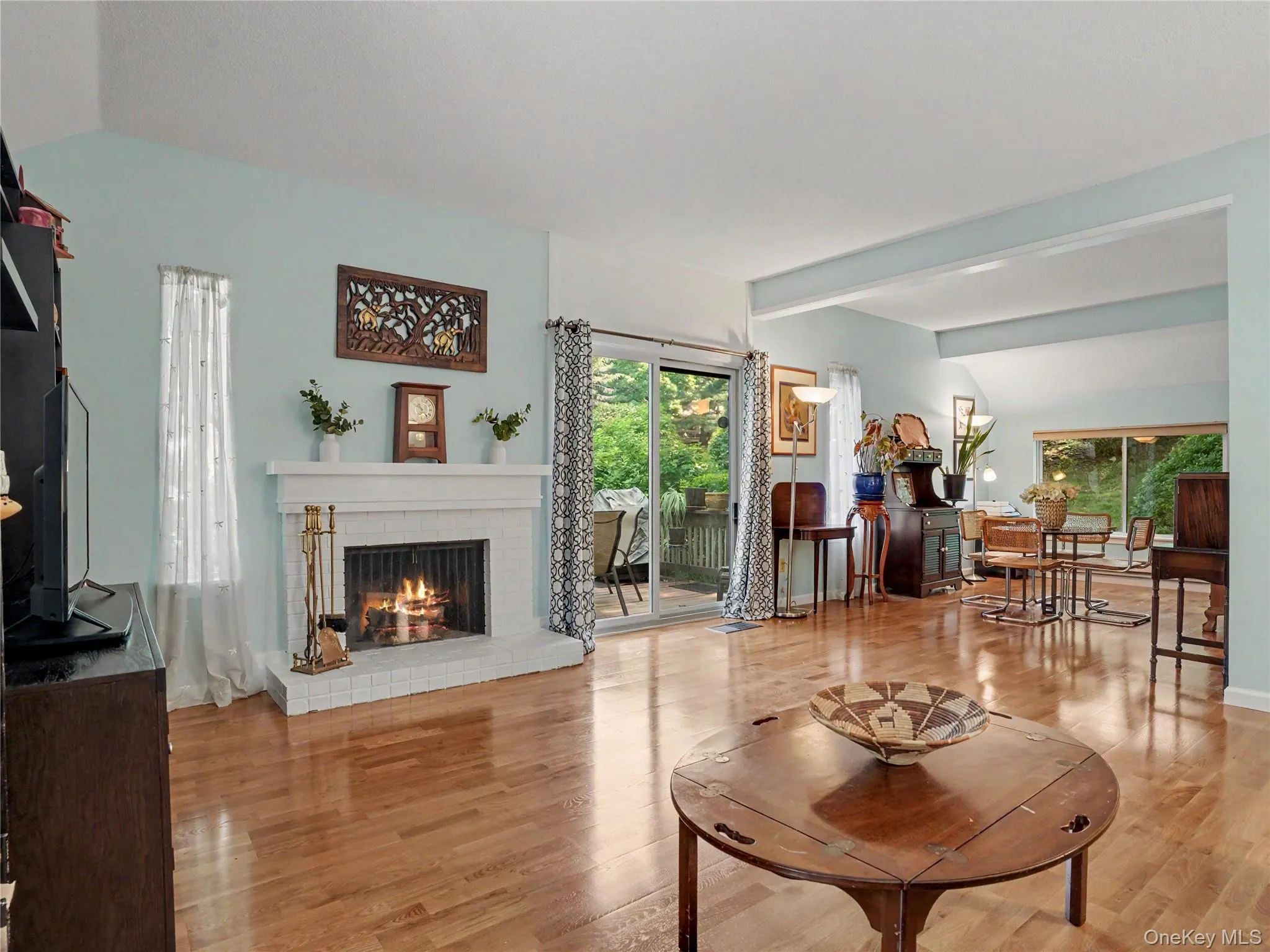Another view of the living room showing gorgeous hardwood floors. Another view of the living room showing gorgeous hardwood floors.